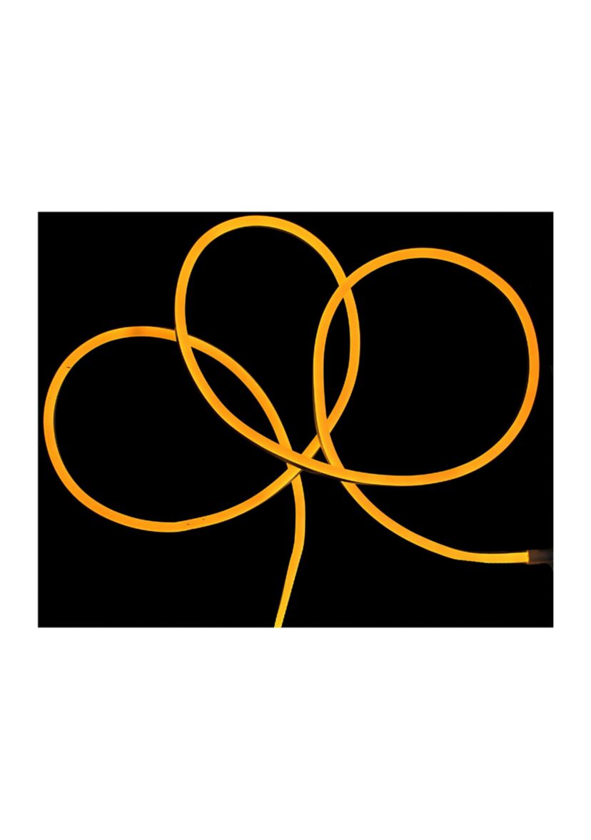Yellow LED Commercial Grade Neon Style Flexible Christmas Rope Lights - 50 ft