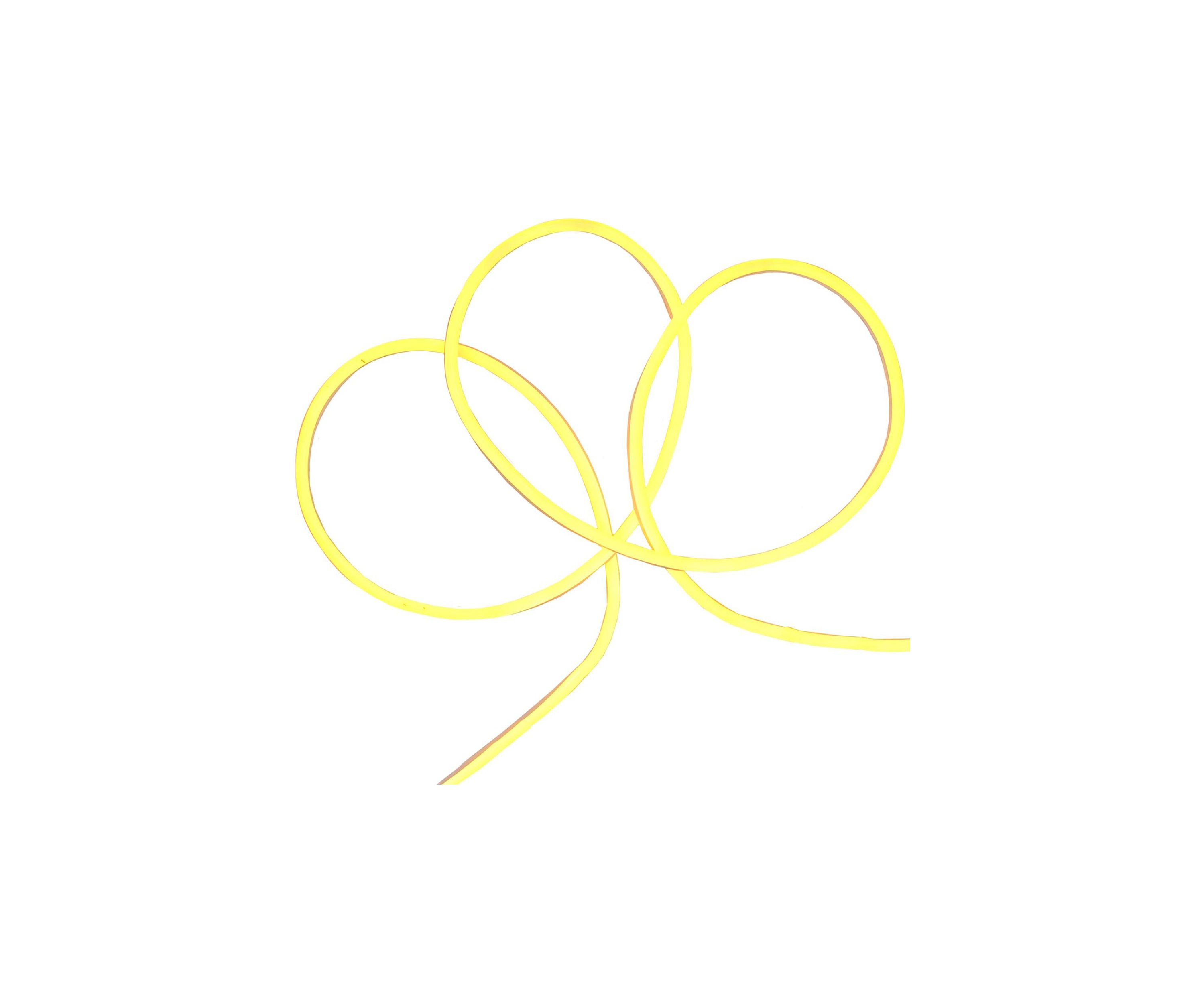 Yellow LED Commercial Grade Neon Style Flexible Christmas Rope Lights - 50 ft