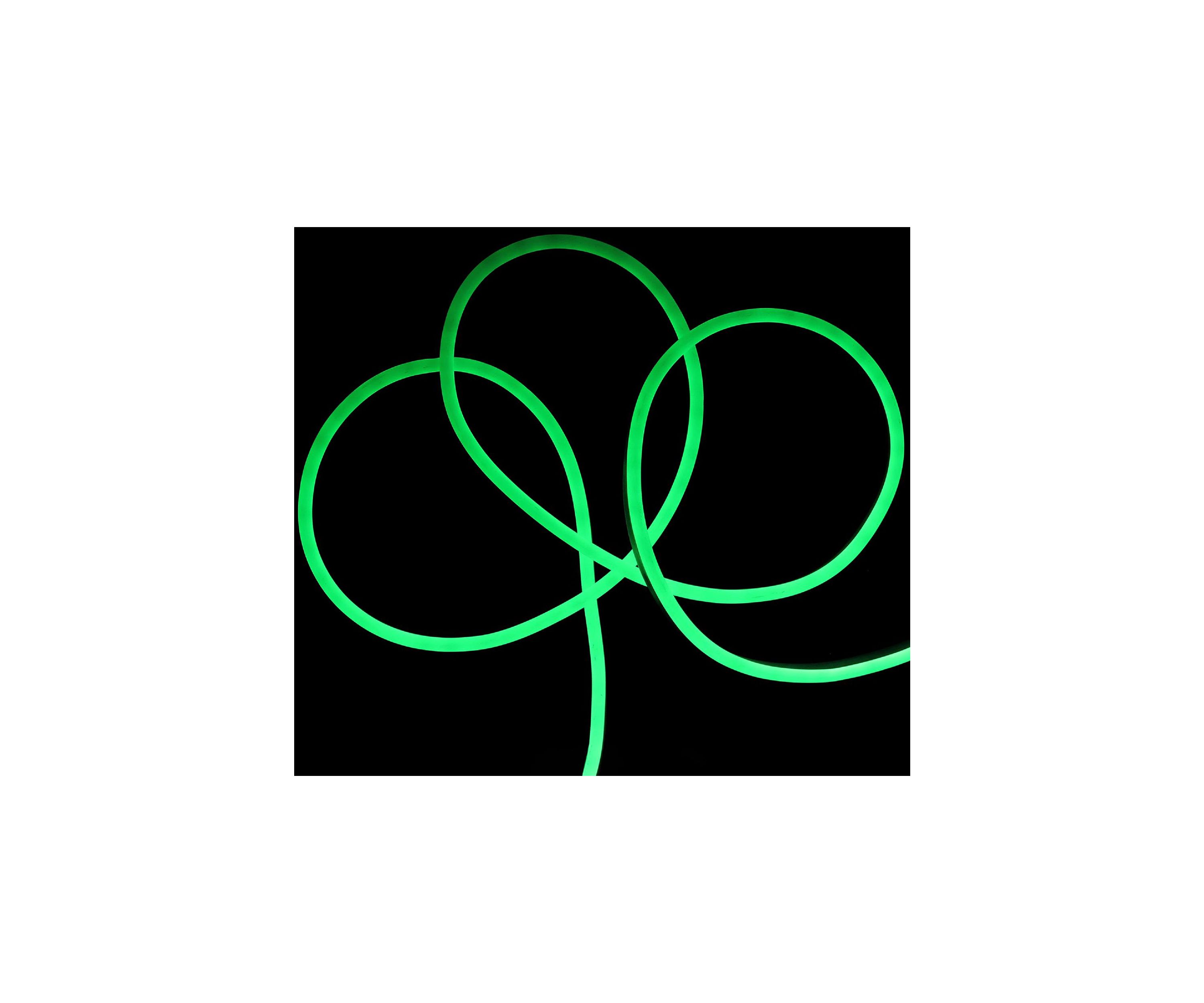 50 Neon Green LED Flexible Christmas Rope Lights