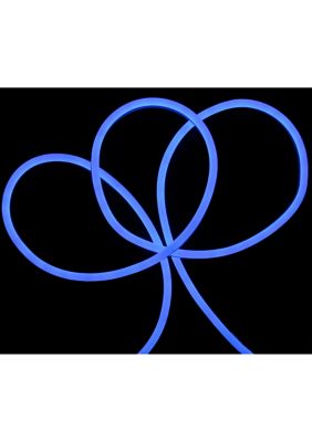 2100 Blue LED Commercial Grade Neon Style Flexible Christmas Rope Lights - 50 ft Blue Tube