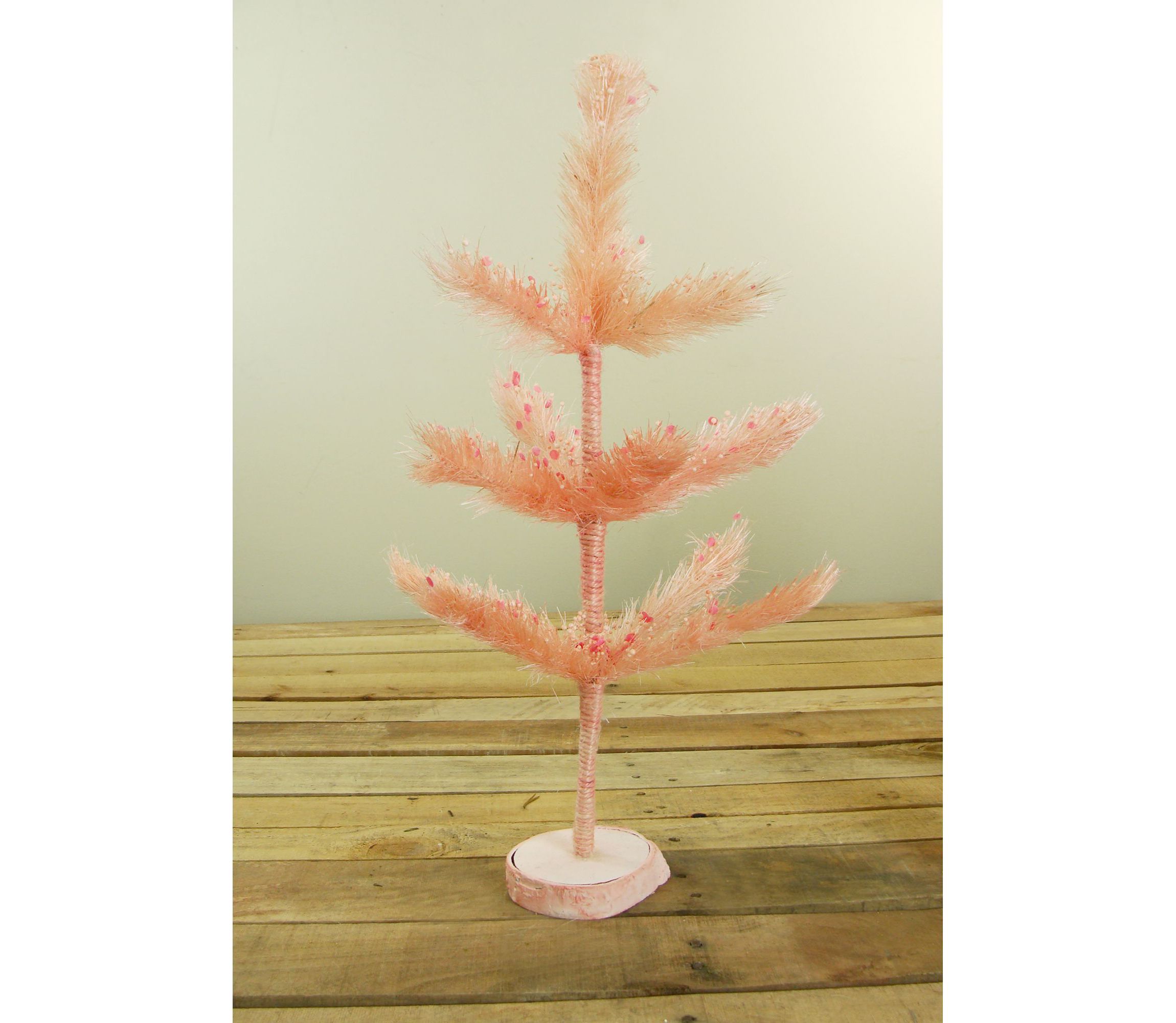19" Pastel Pink Artificial Easter Tree - Unlit