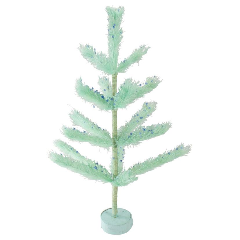 2 Pastel Green Pine Artificial Easter Tree - Unlit