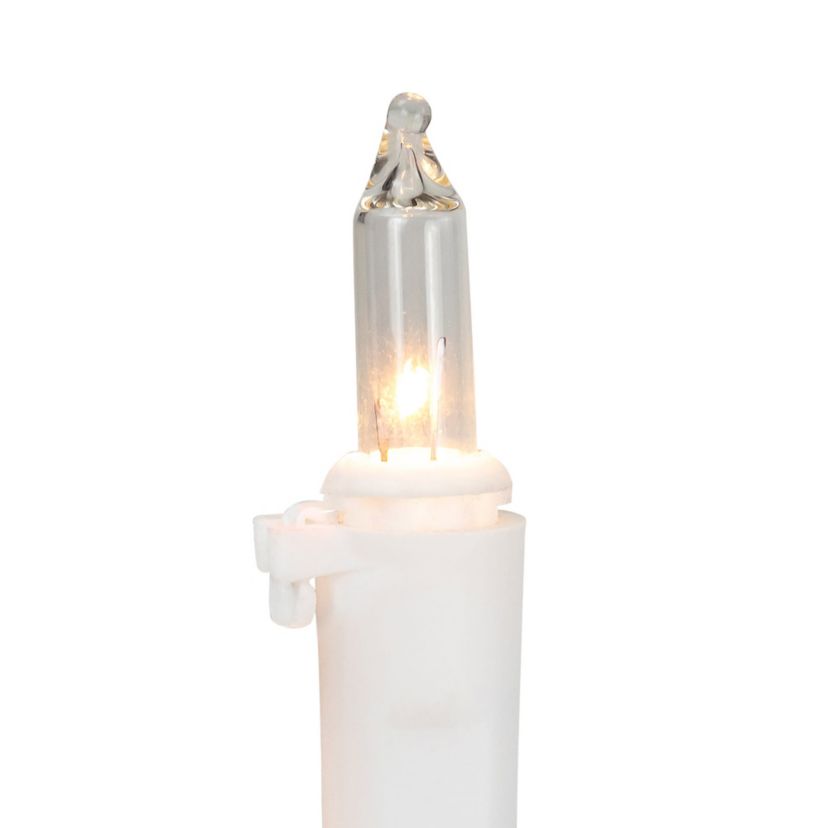 Patriotic Mini Christmas Light Set - 20 - White Wire - 100ct
