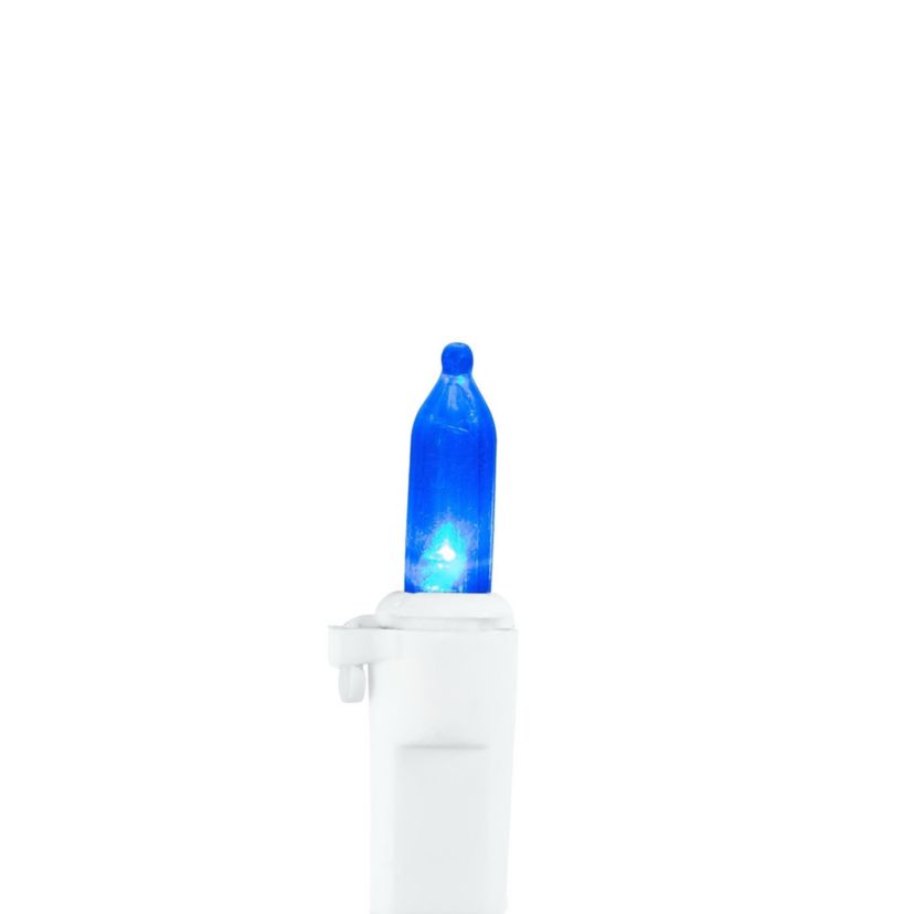Patriotic LED Mini Christmas Lights - 15.5 - White Wire - 50ct