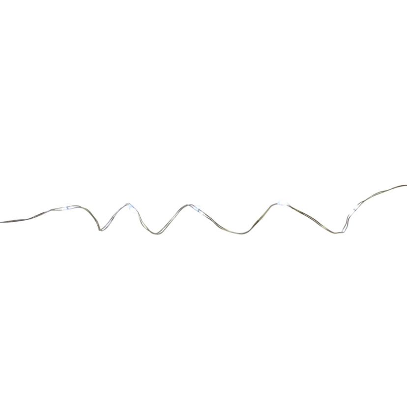 100 Pure White LED Micro Fairy Lights - 16.25 ft Copper Wire