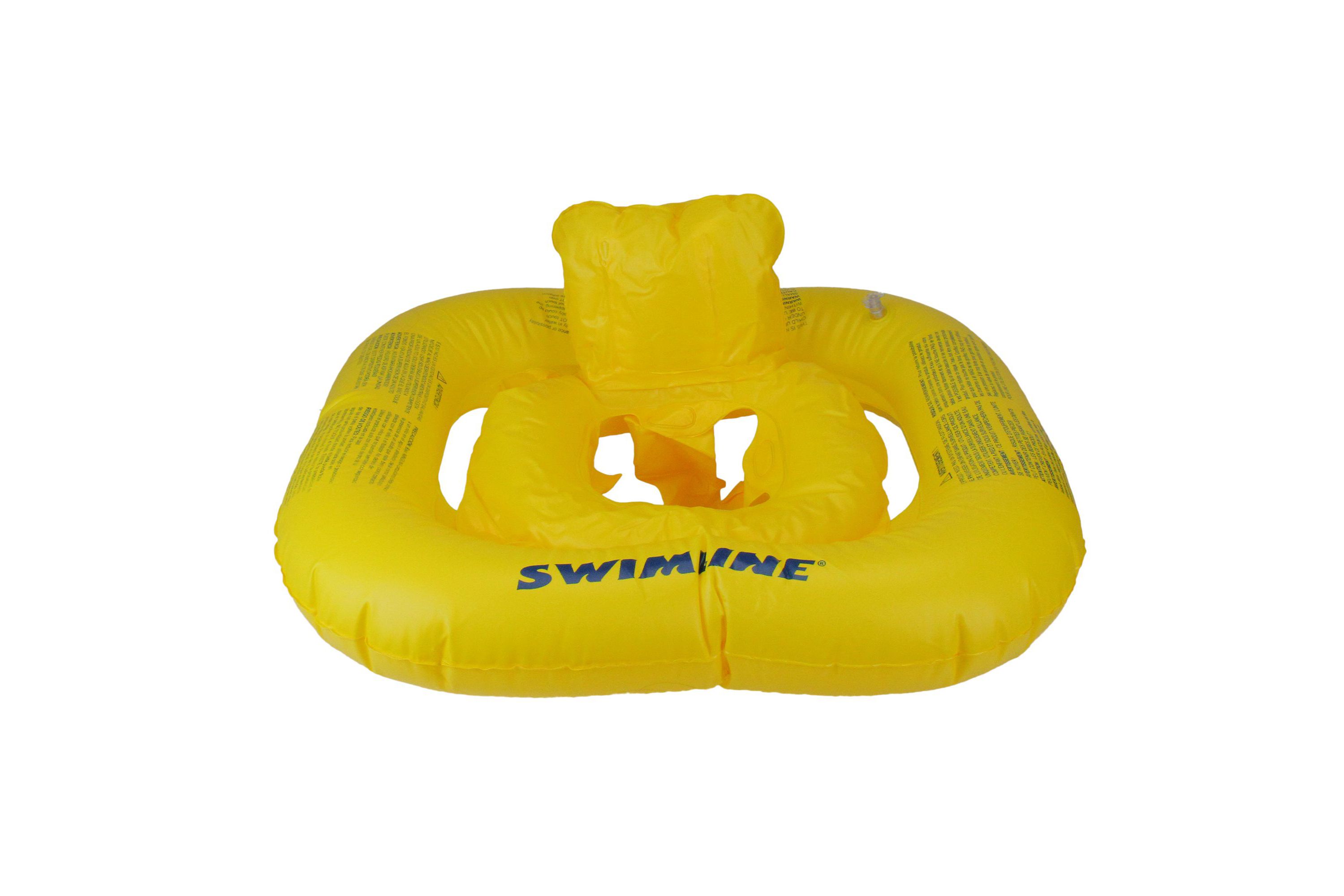 22" Inflatable Yellow Baby Buoy Swimming Pool Float