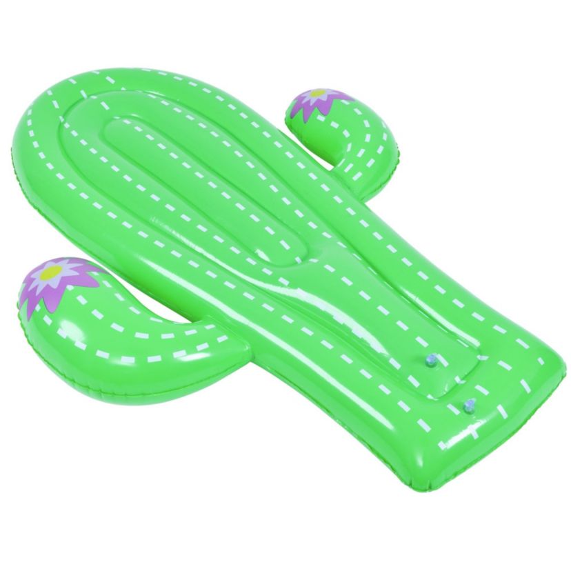 5.75 Inflatable Green Jumbo Cactus Shaped Pool Float