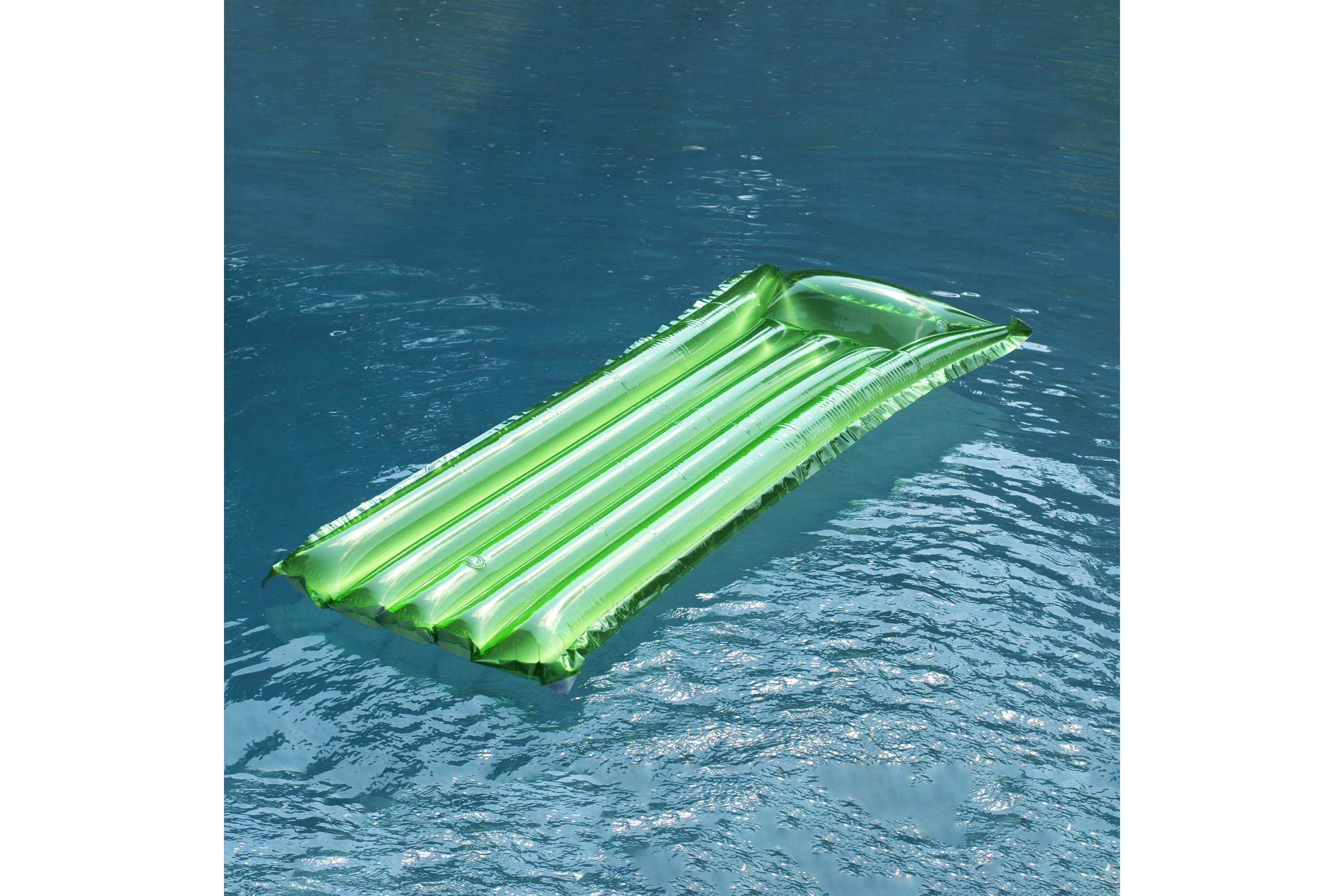 Inflatable Reflective Sun Tanner Pool Float - 72" - Green