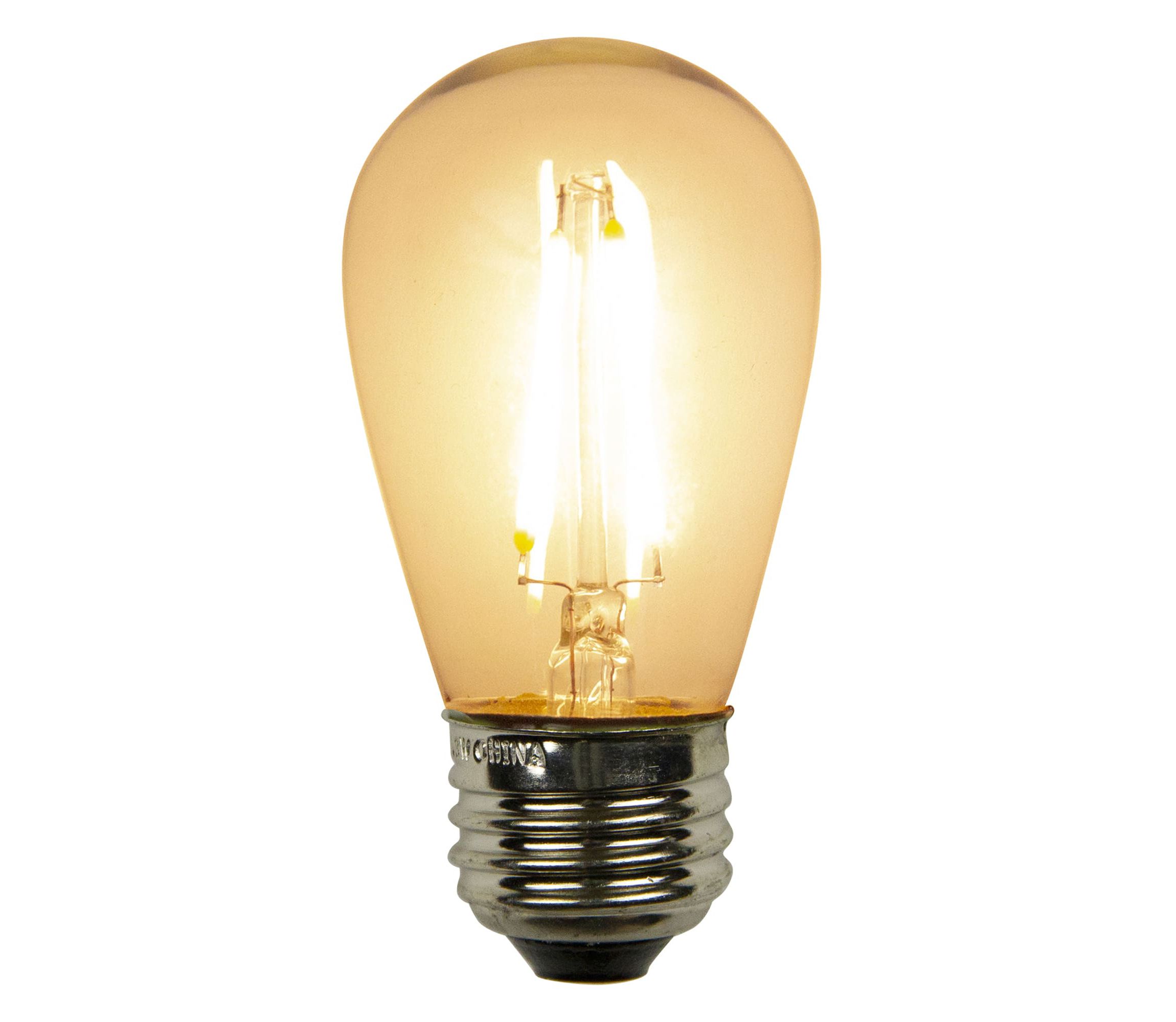 Pack of 25 Warm White Vintage Edison Style LED E26 Light Bulb