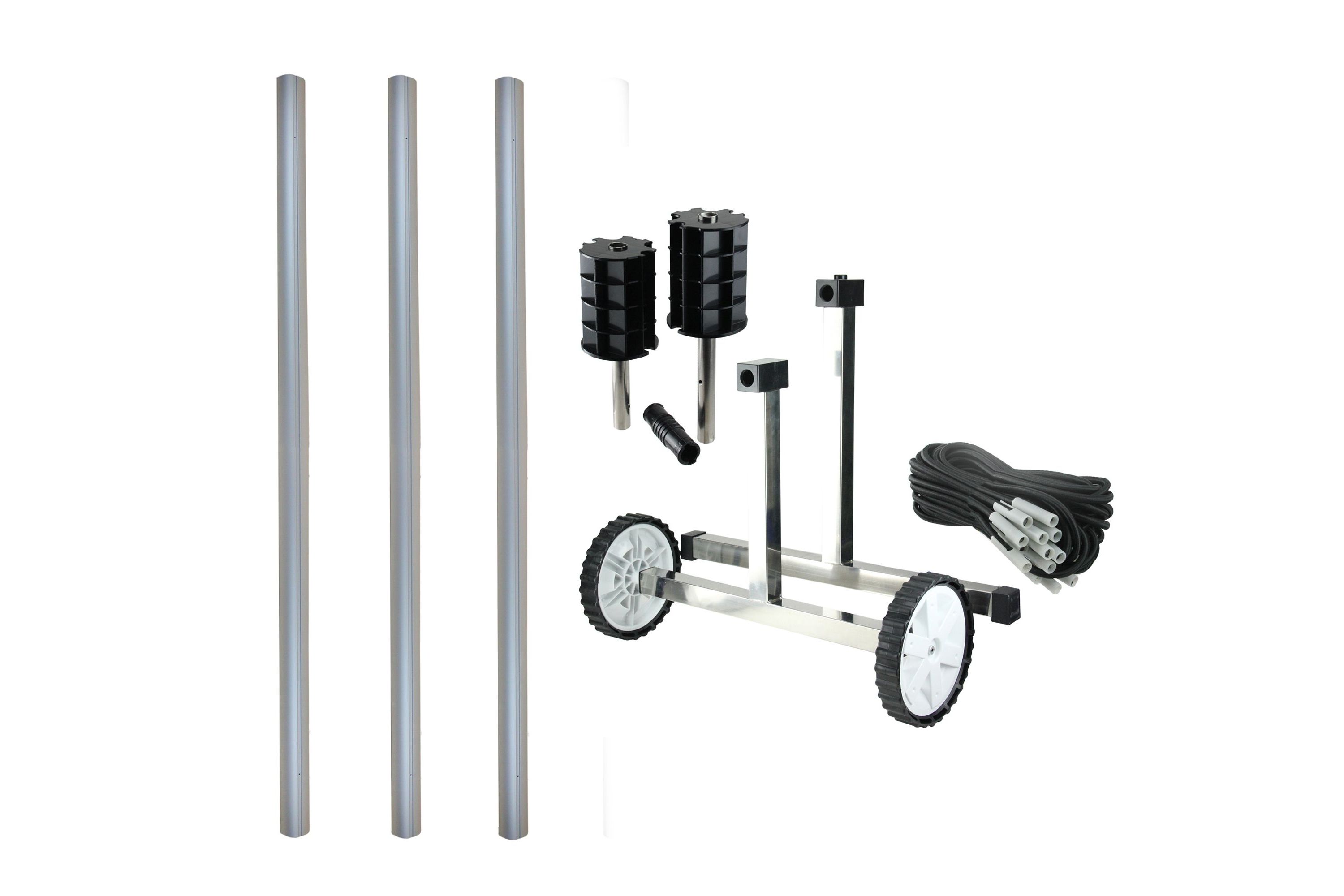 8ft x 3in Pool Cover Reel System with Tubes