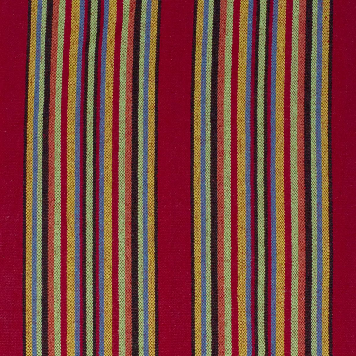 Cotton Striped Hammock - 75" x 59" - Red and Green