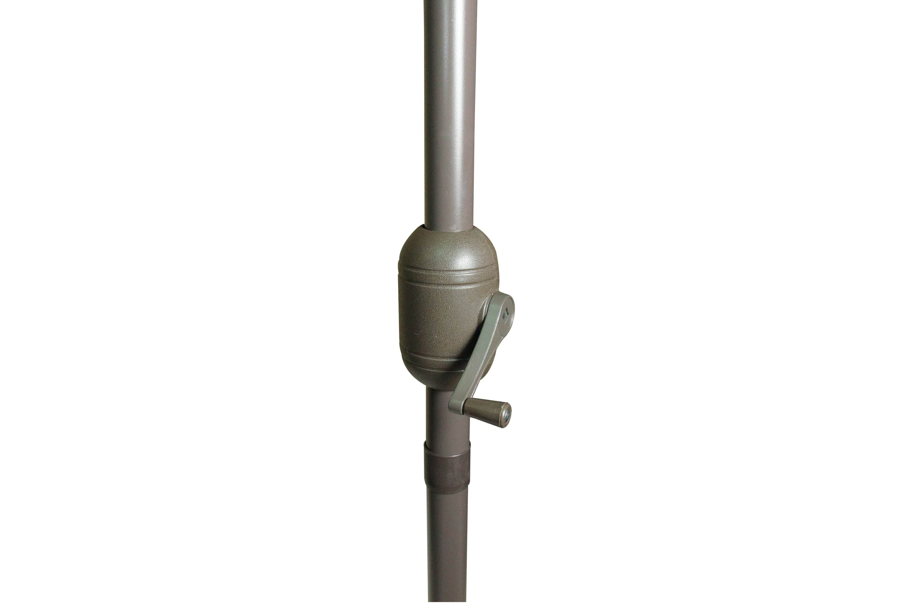 8.5 Outdoor Patio Market Umbrella with Hand Crank - Dark Beige