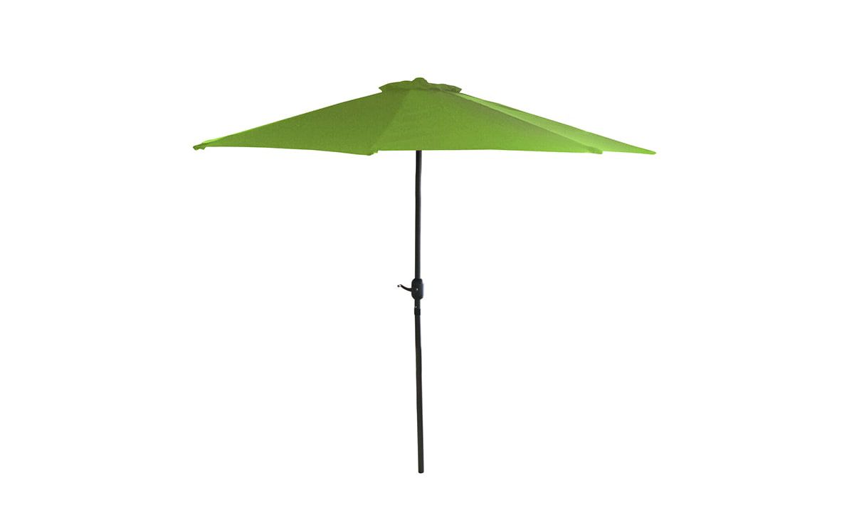 7.5 Outdoor Patio Market Umbrella with Hand Crank - Lime Green