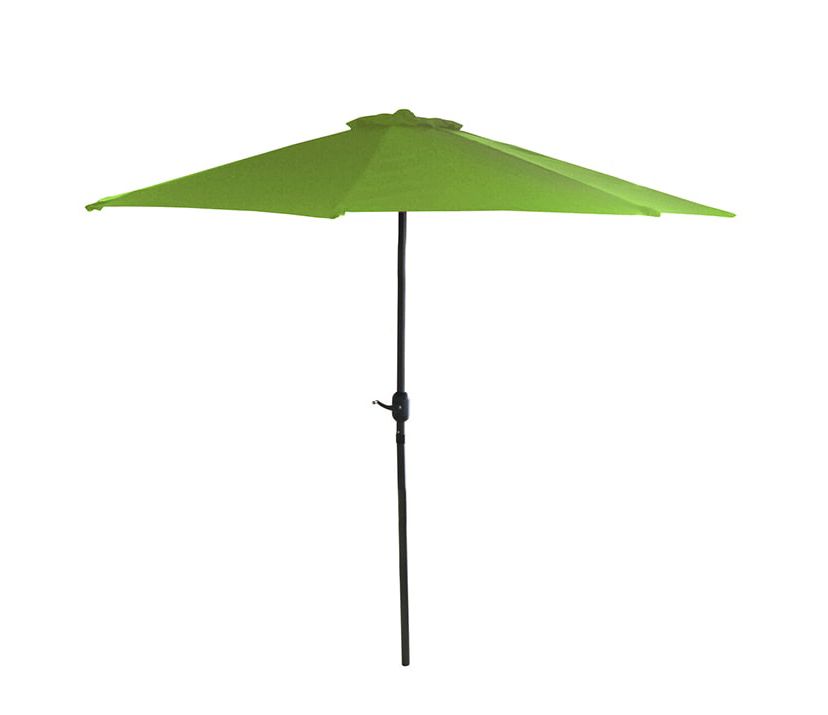 7.5 Outdoor Patio Market Umbrella with Hand Crank - Lime Green