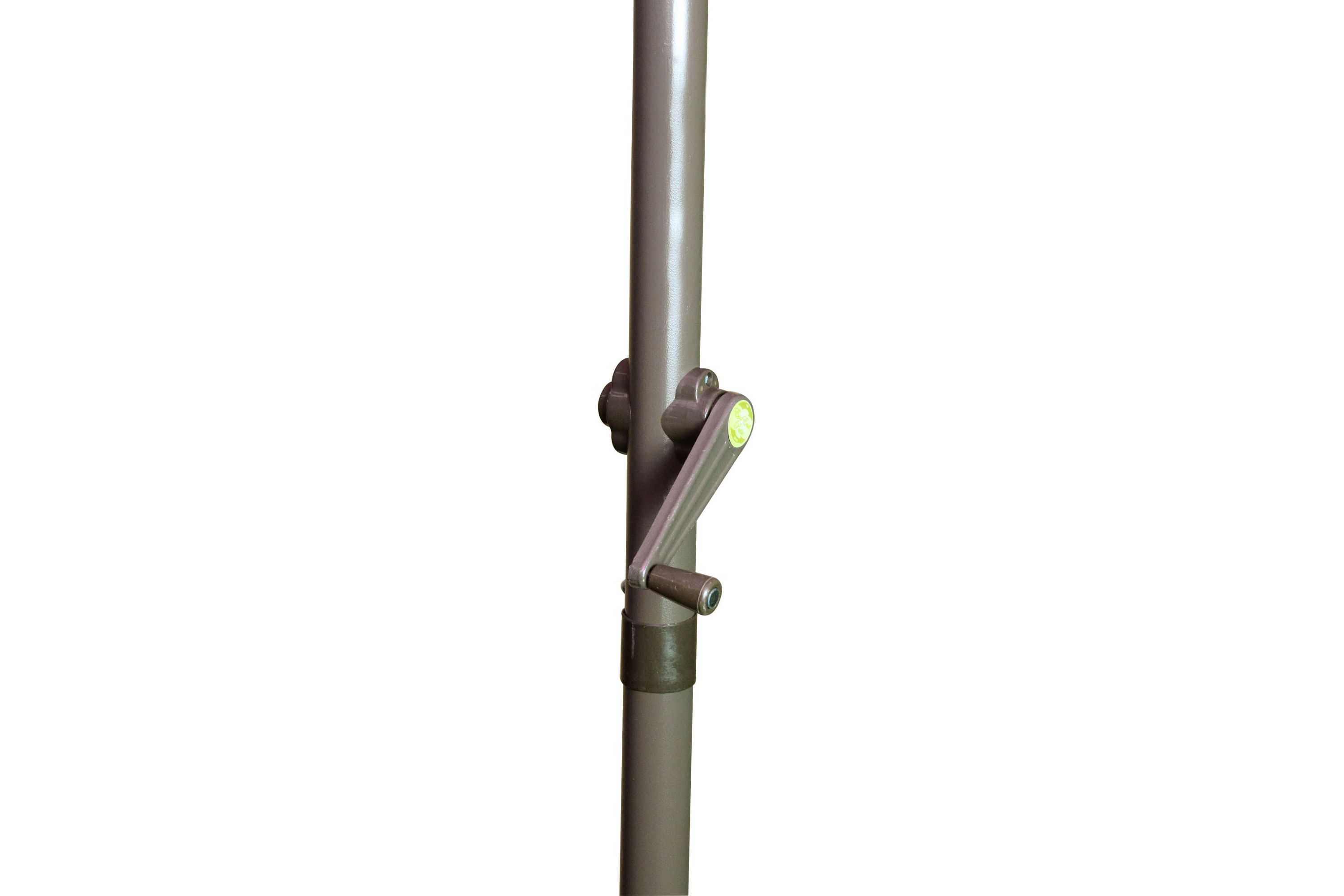 7.5ft Outdoor Patio Market Umbrella with Hand Crank  Yellow