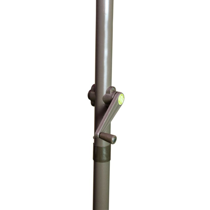 7.5ft Outdoor Patio Market Umbrella with Hand Crank  Yellow