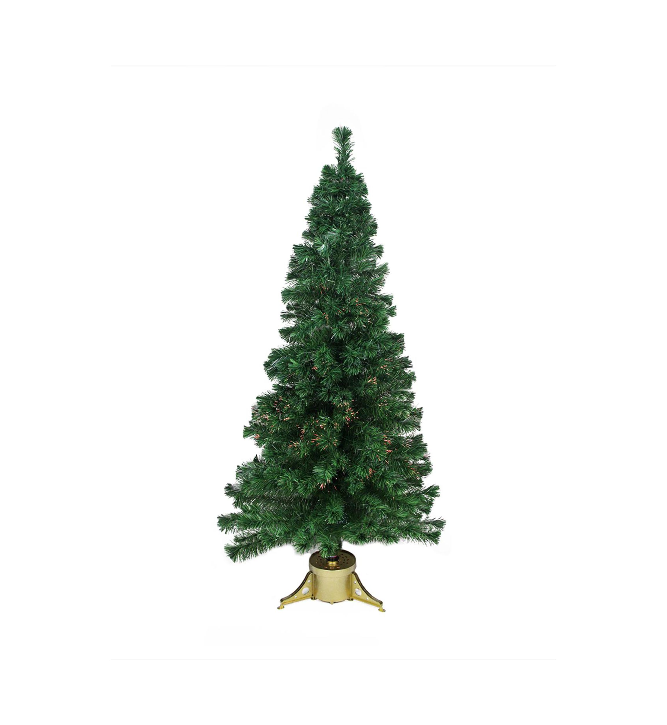 4 Pre-Lit Color Changing Fiber Optic Artificial Christmas Tree