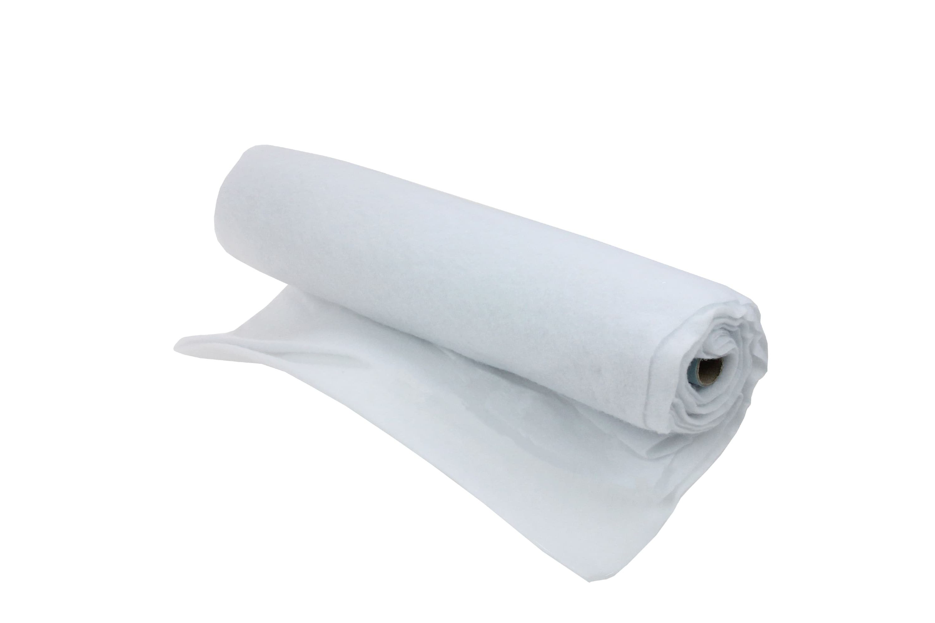 8 White Artificial Christmas Soft Snow Blanket Roll