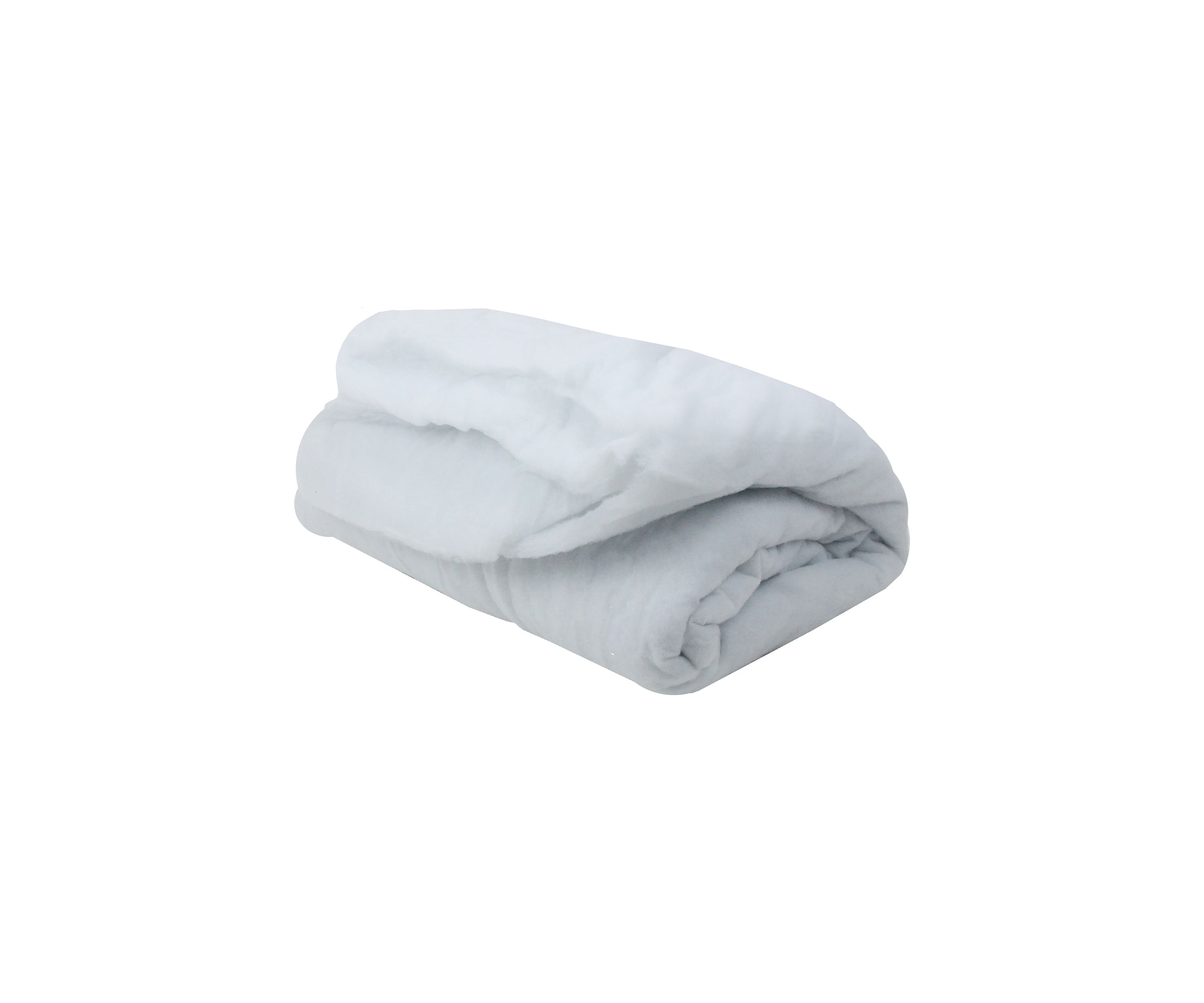Solid White Artificial Soft Snow Christmas Craft Blanket - 3.75 x 8.25
