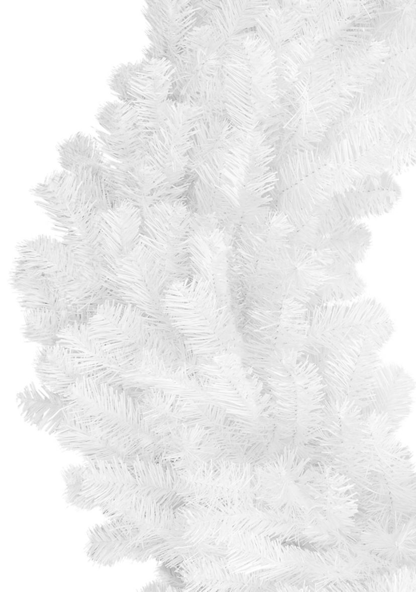 Snow White Pine Artificial Christmas Wreath - 48-Inch  Unlit