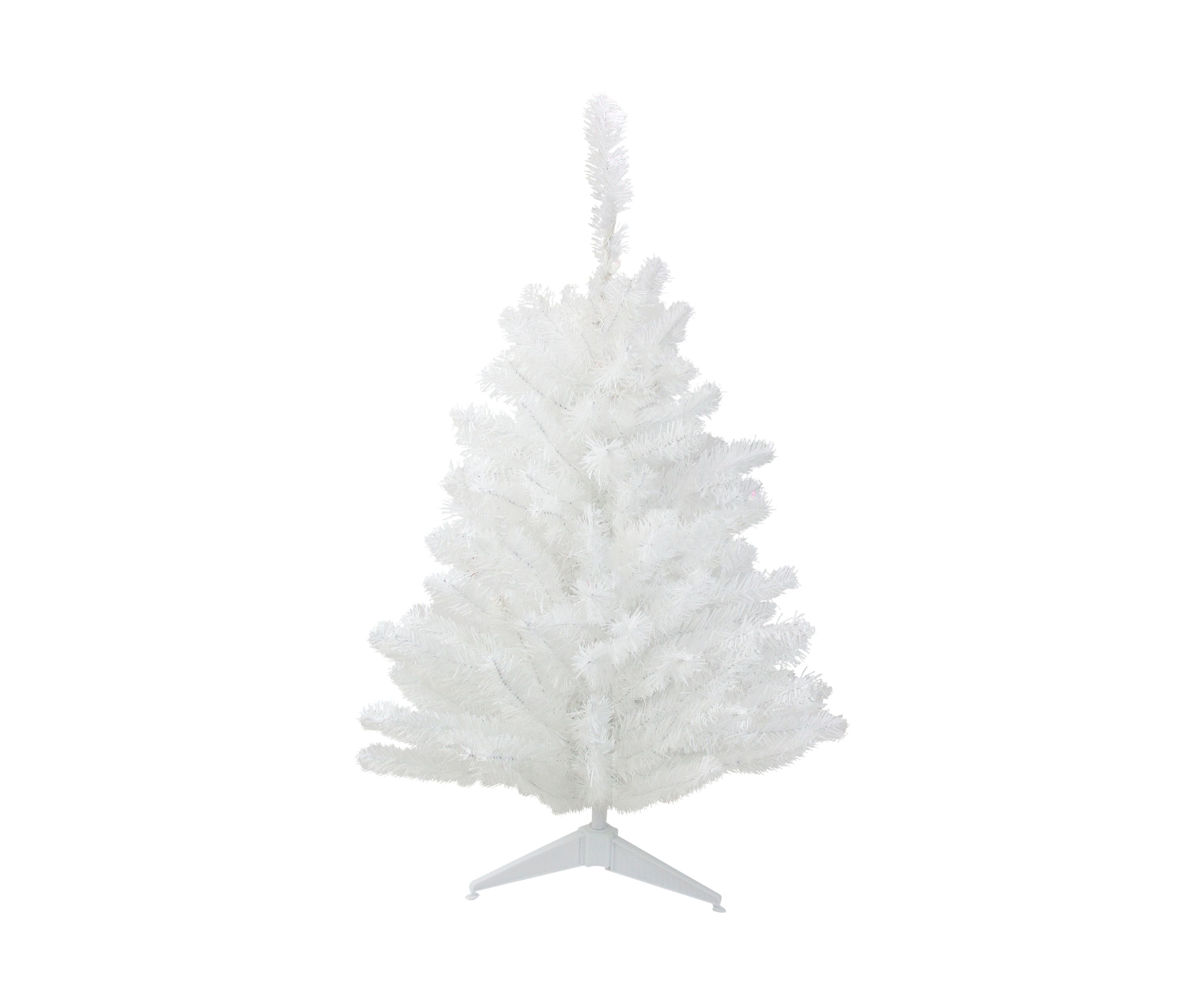 2 Medium Snow White Pine Artificial Christmas Tree - Unlit