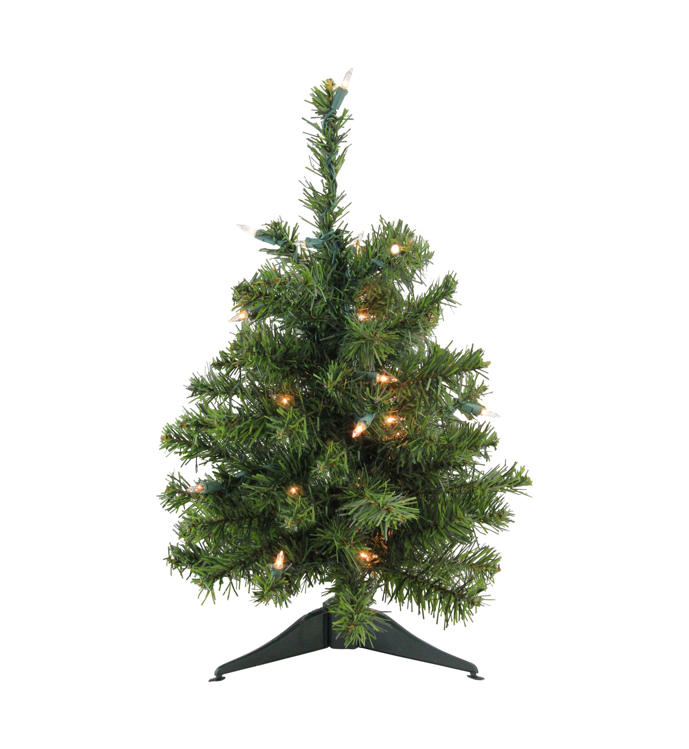 1.5 Pre-Lit Medium Canadian Pine Artificial Christmas Tree - Clear Lights