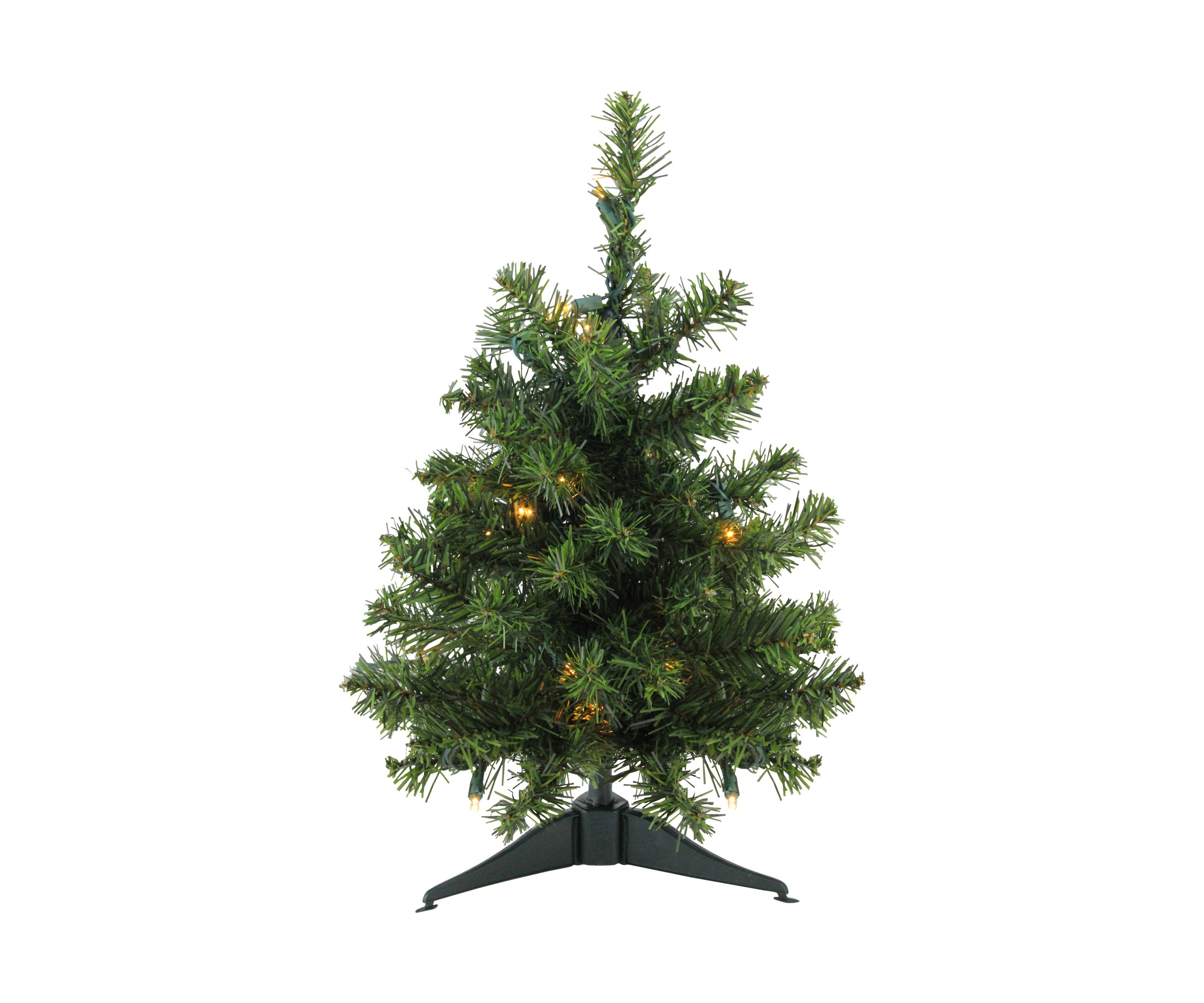 1.5 Pre-Lit Medium Canadian Pine Artificial Christmas Tree - Clear LED Lights