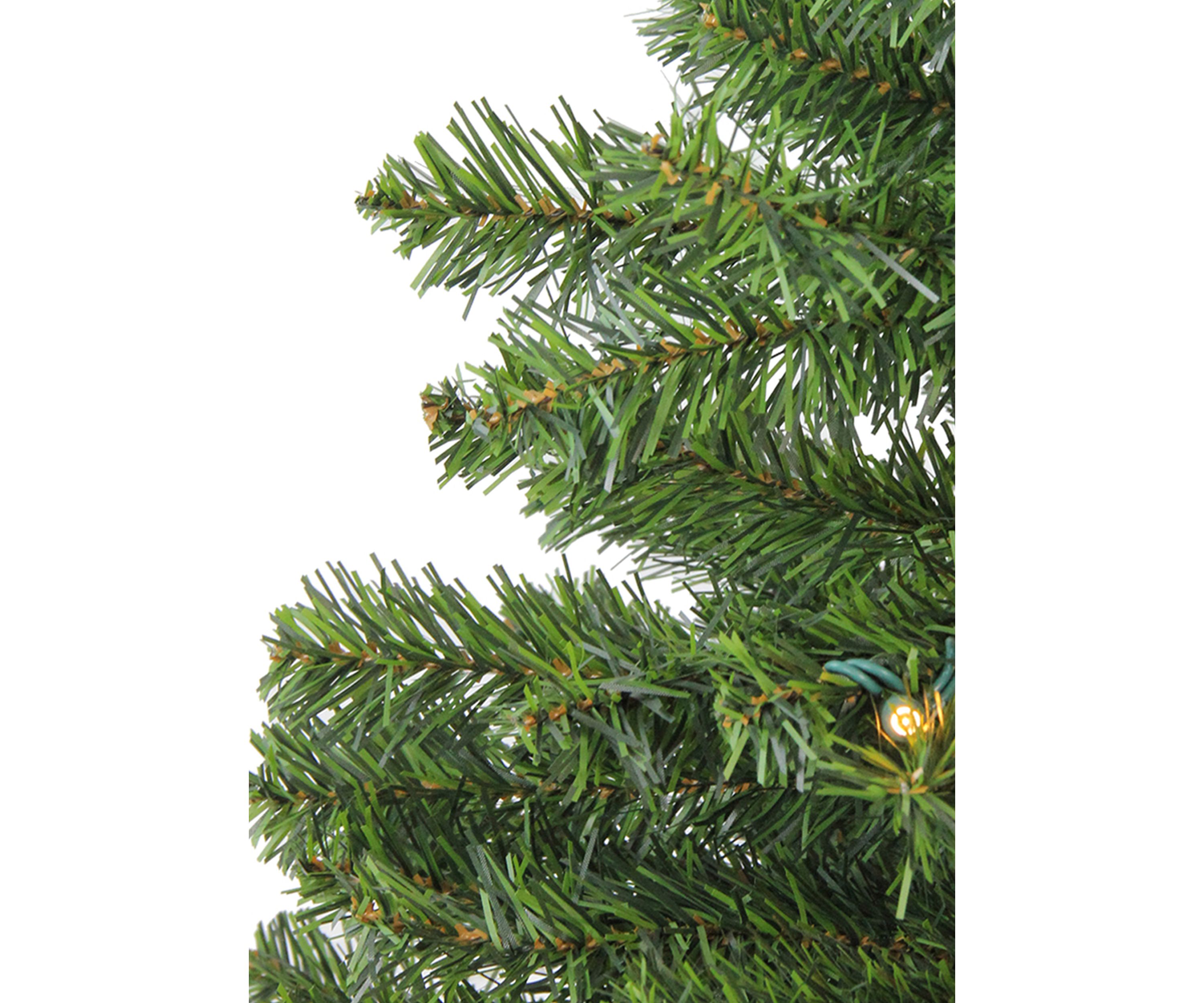 1.5 Pre-Lit Medium Canadian Pine Artificial Christmas Tree - Clear LED Lights
