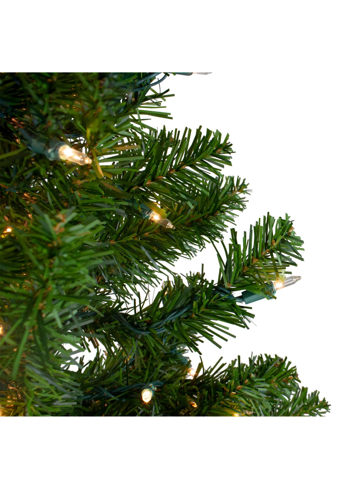 5 Pre-Lit Medium Canadian Pine Artificial Christmas Tree  Clear Lights