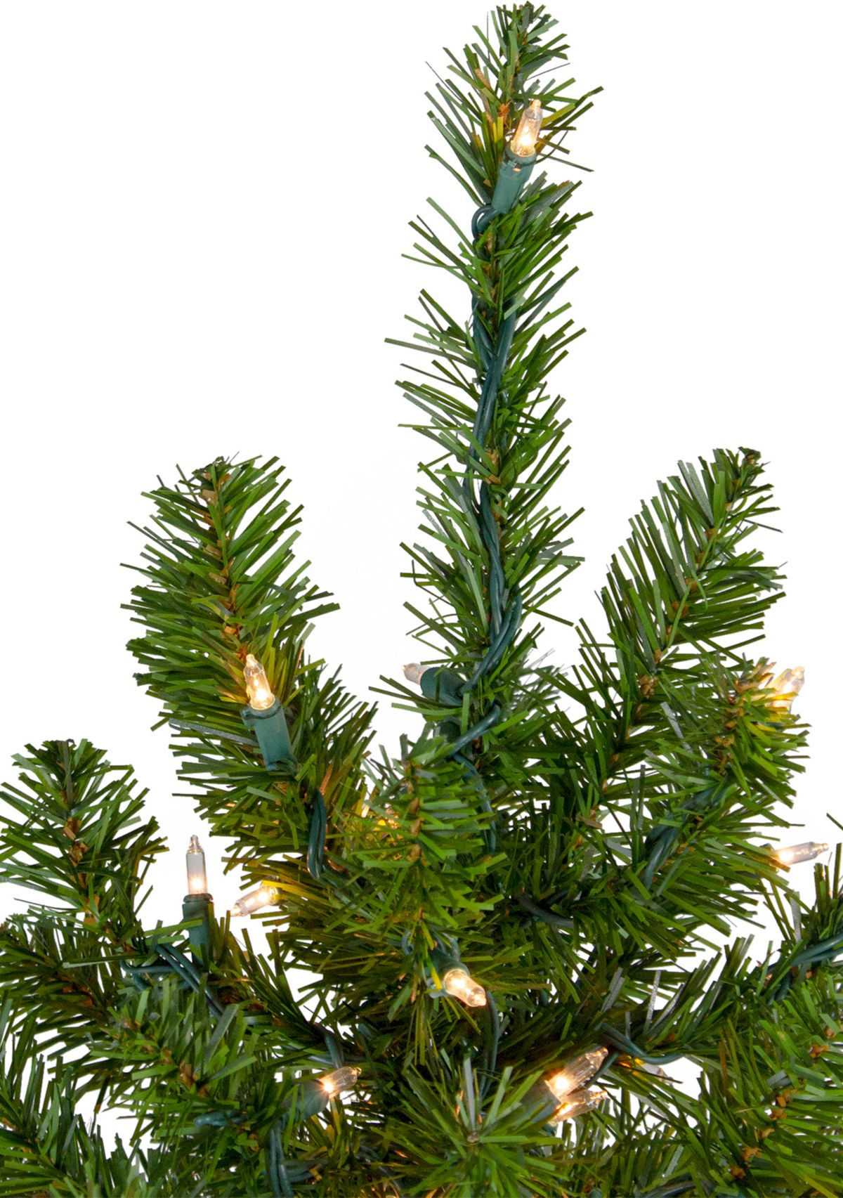 5 Pre-Lit Medium Canadian Pine Artificial Christmas Tree  Clear Lights
