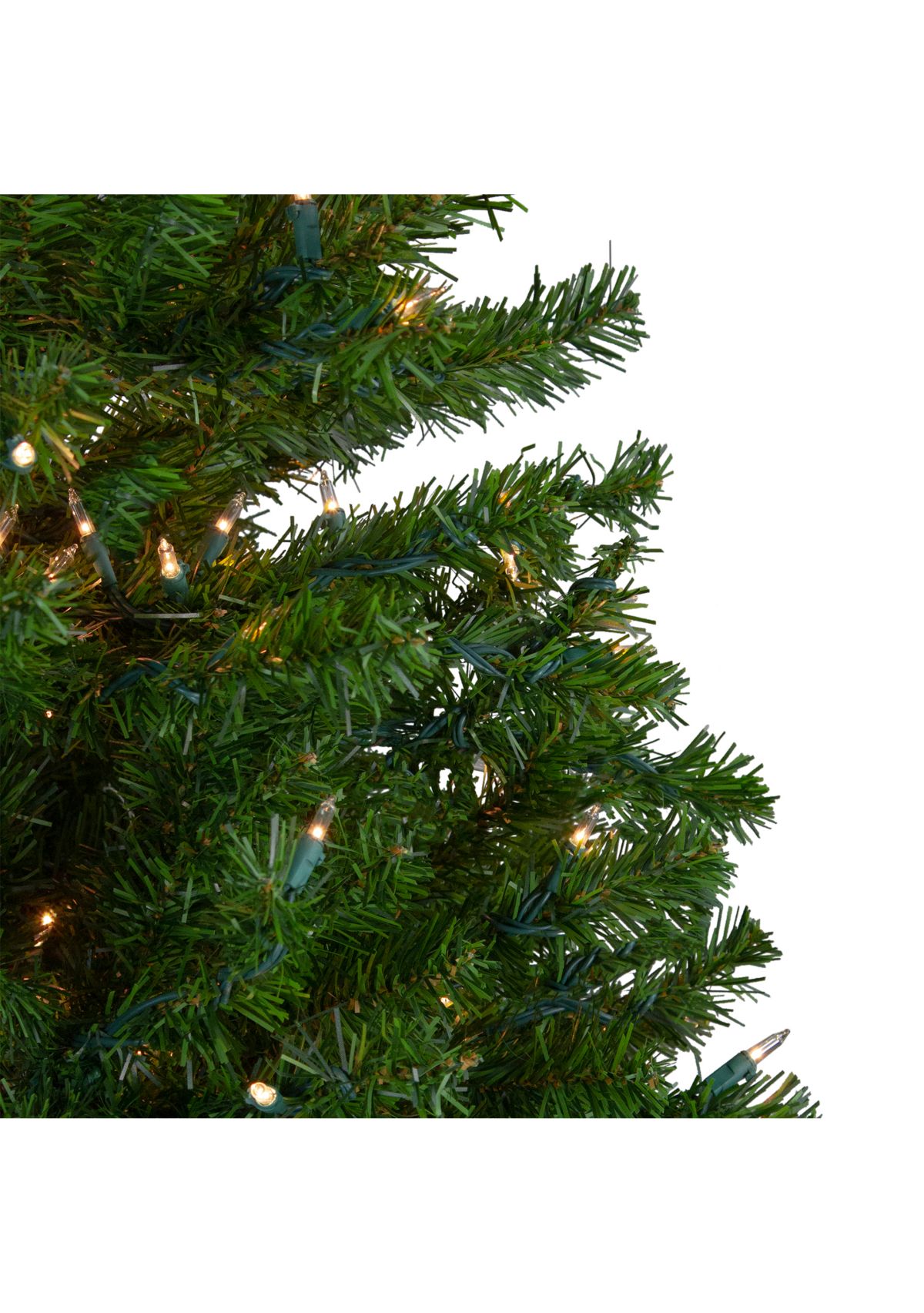 5 Pre-Lit Medium Canadian Pine Artificial Christmas Tree  Clear Lights