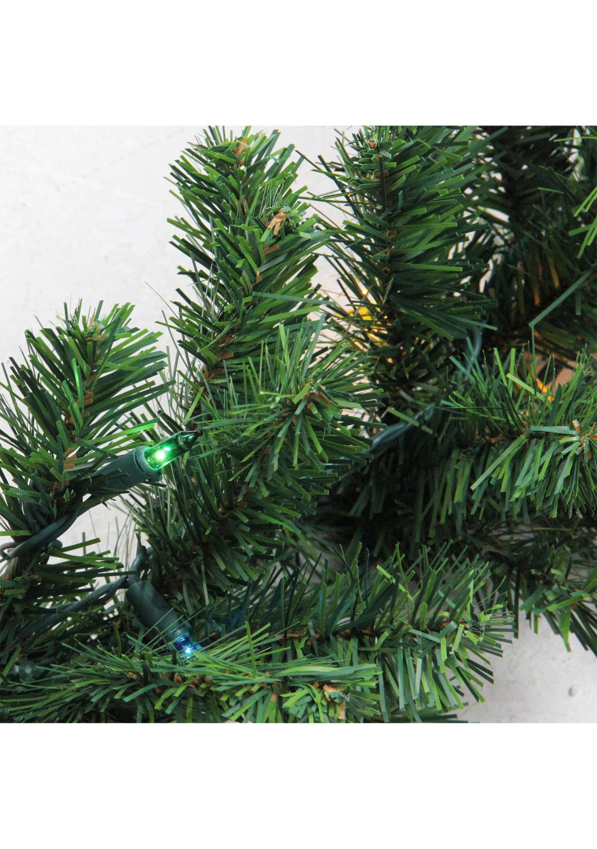 9 x 10" Pre-Lit Oak Creek Pine Artificial Christmas Garland - Multi Lights