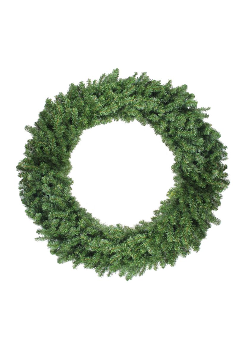 Canadian Pine Artificial Christmas Wreath  48-Inch  Unlit