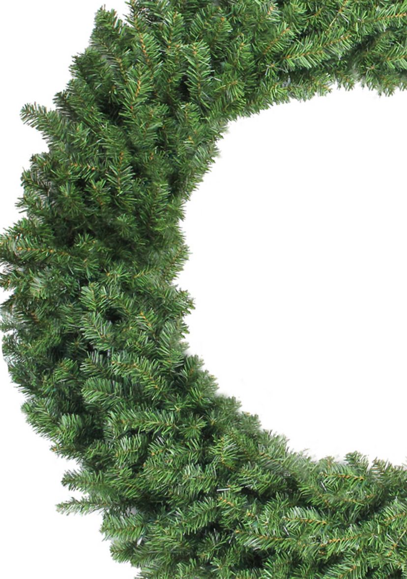 Canadian Pine Artificial Christmas Wreath  48-Inch  Unlit