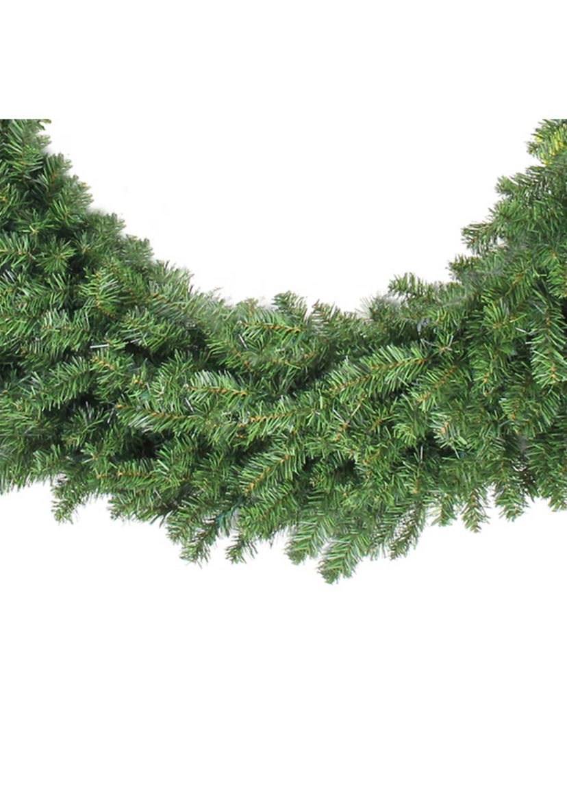 Canadian Pine Artificial Christmas Wreath  48-Inch  Unlit