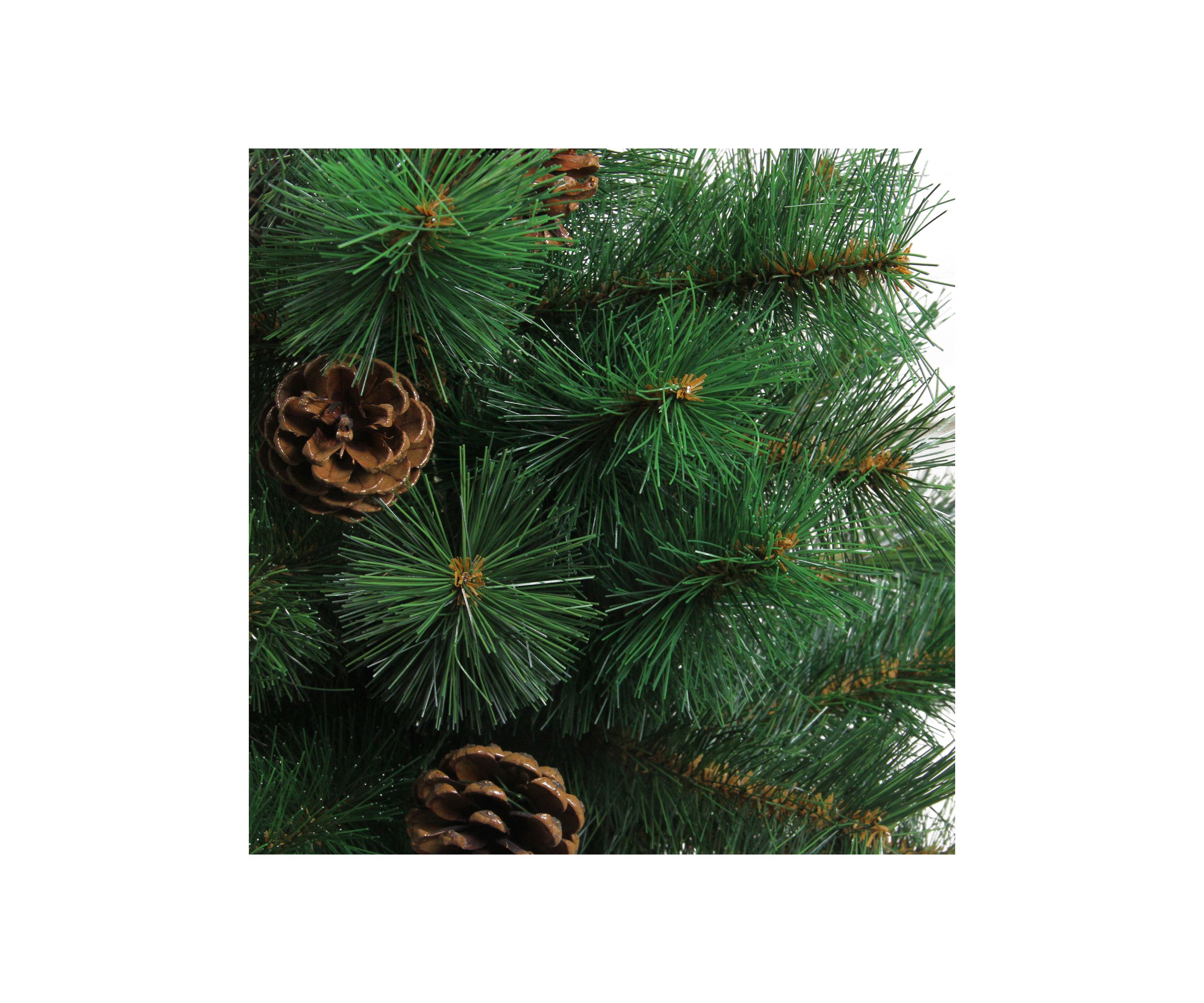 3 Potted Royal Oregon Pine Burlap Base Full Artificial Christmas Tree - Unlit