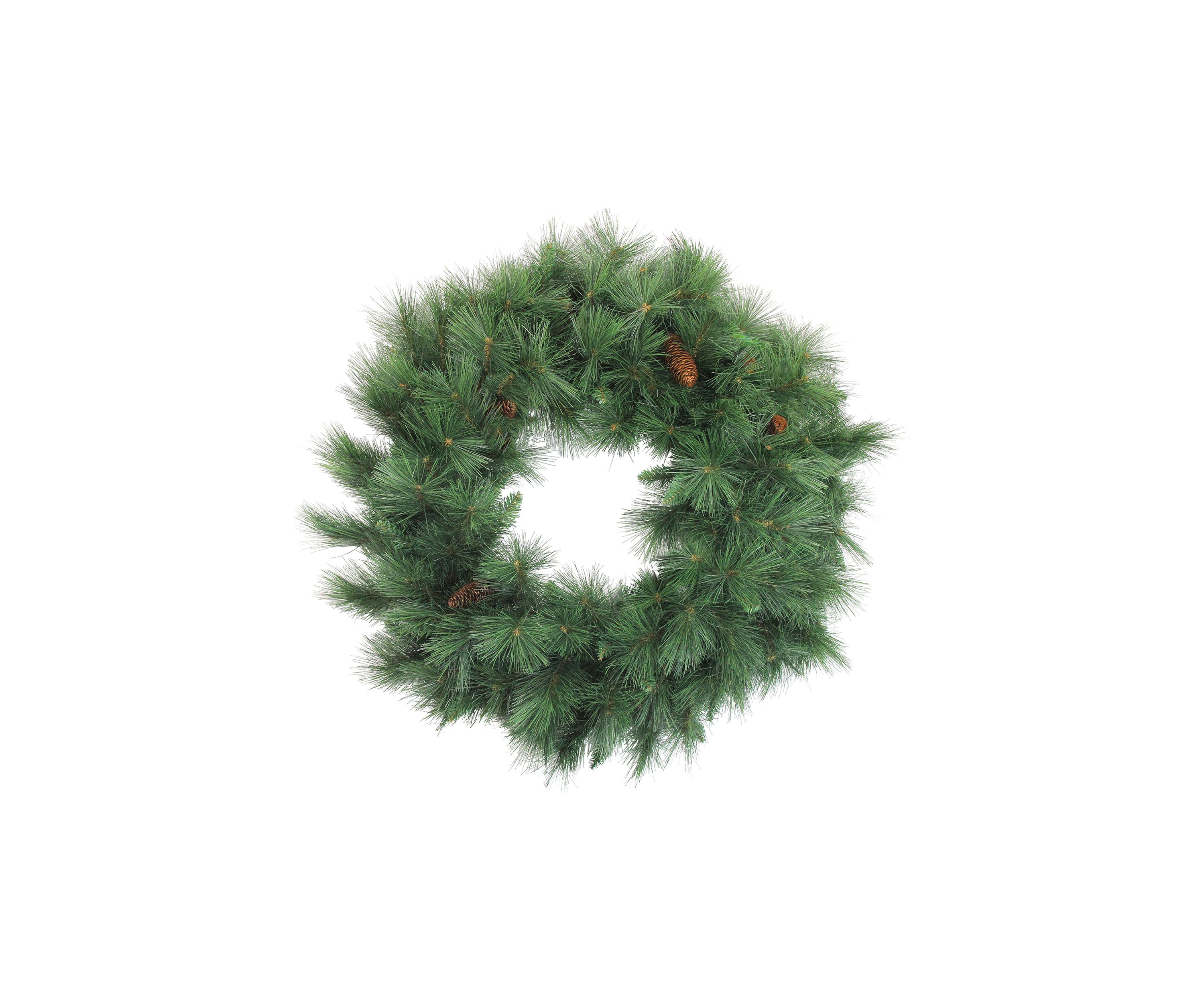 White Valley Pine Artificial Christmas Wreath  36-Inch  Unlit