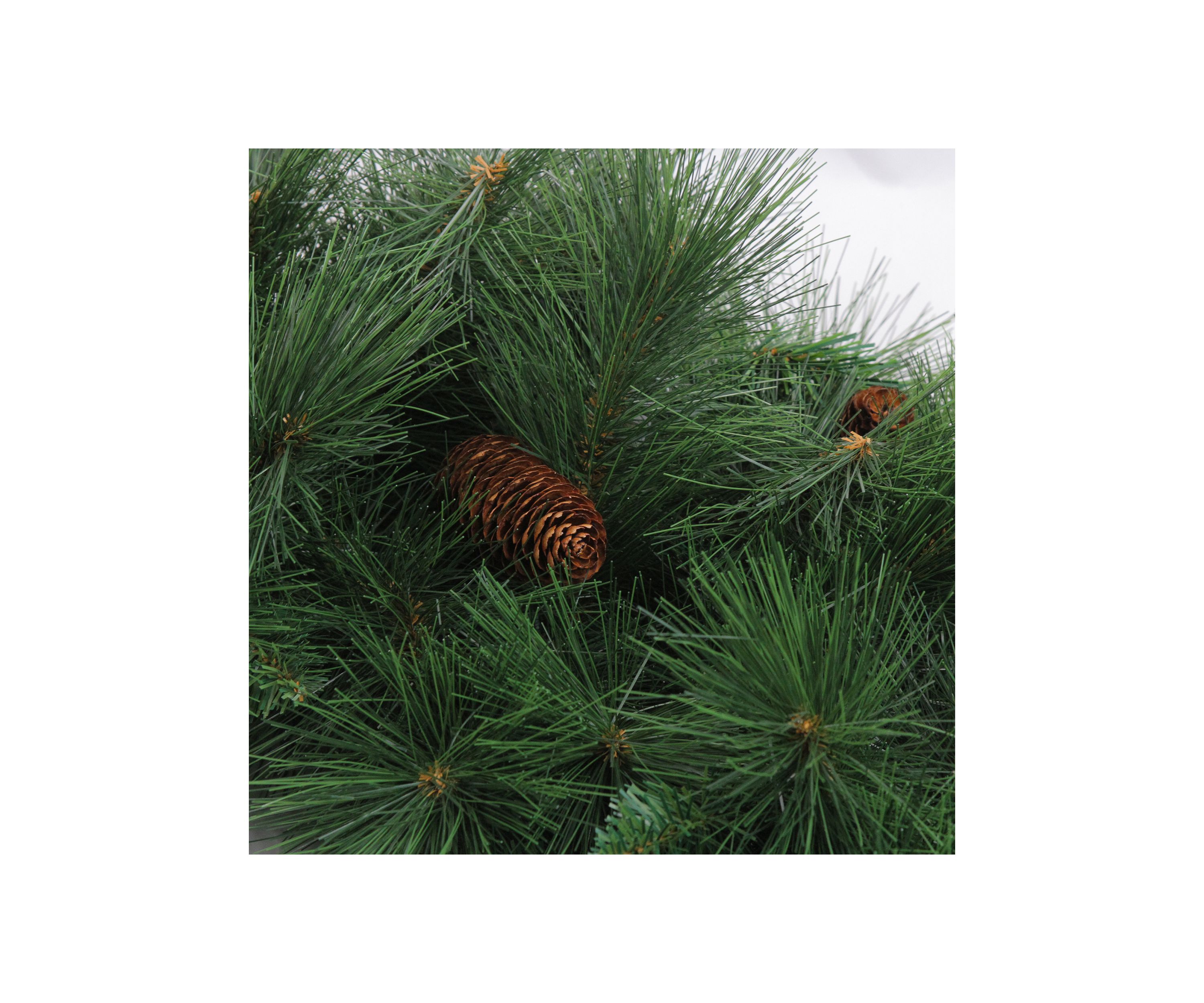 White Valley Pine Artificial Christmas Wreath  36-Inch  Unlit
