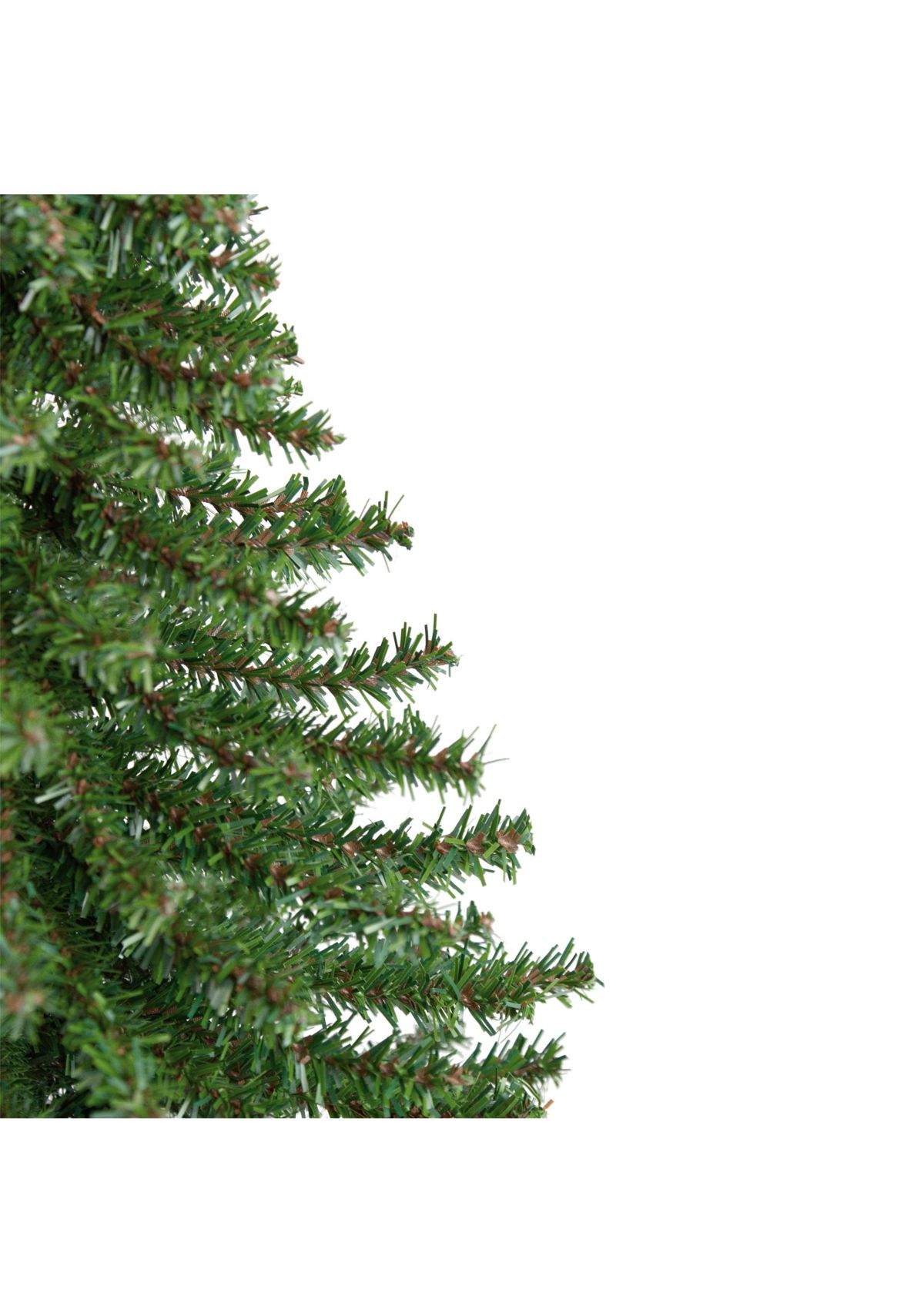 18 Inch Potted Downswept Mini Village Pine Medium Artificial Christmas Tree  Unlit