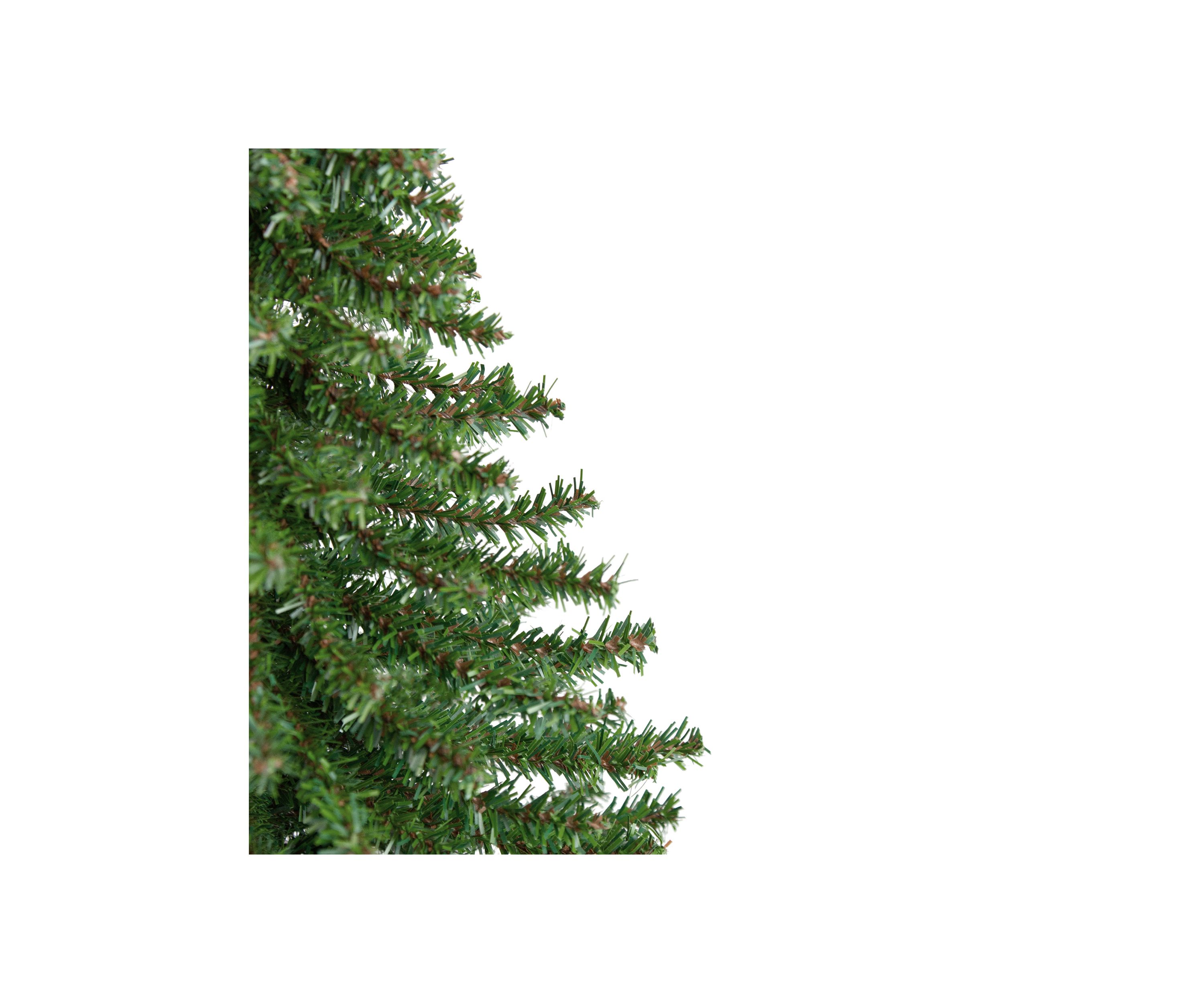 18 Inch Potted Downswept Mini Village Pine Medium Artificial Christmas Tree  Unlit
