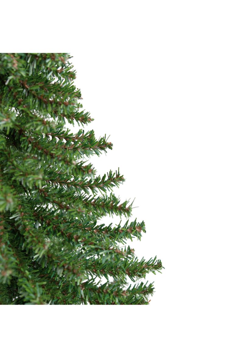 18 Inch Potted Downswept Mini Village Pine Medium Artificial Christmas Tree  Unlit