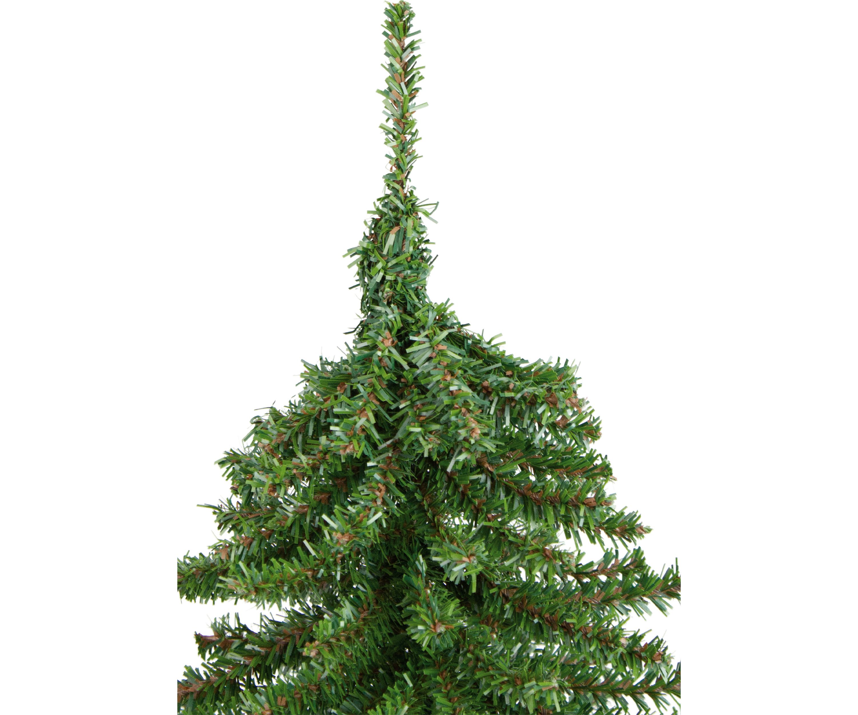 18 Inch Potted Downswept Mini Village Pine Medium Artificial Christmas Tree  Unlit