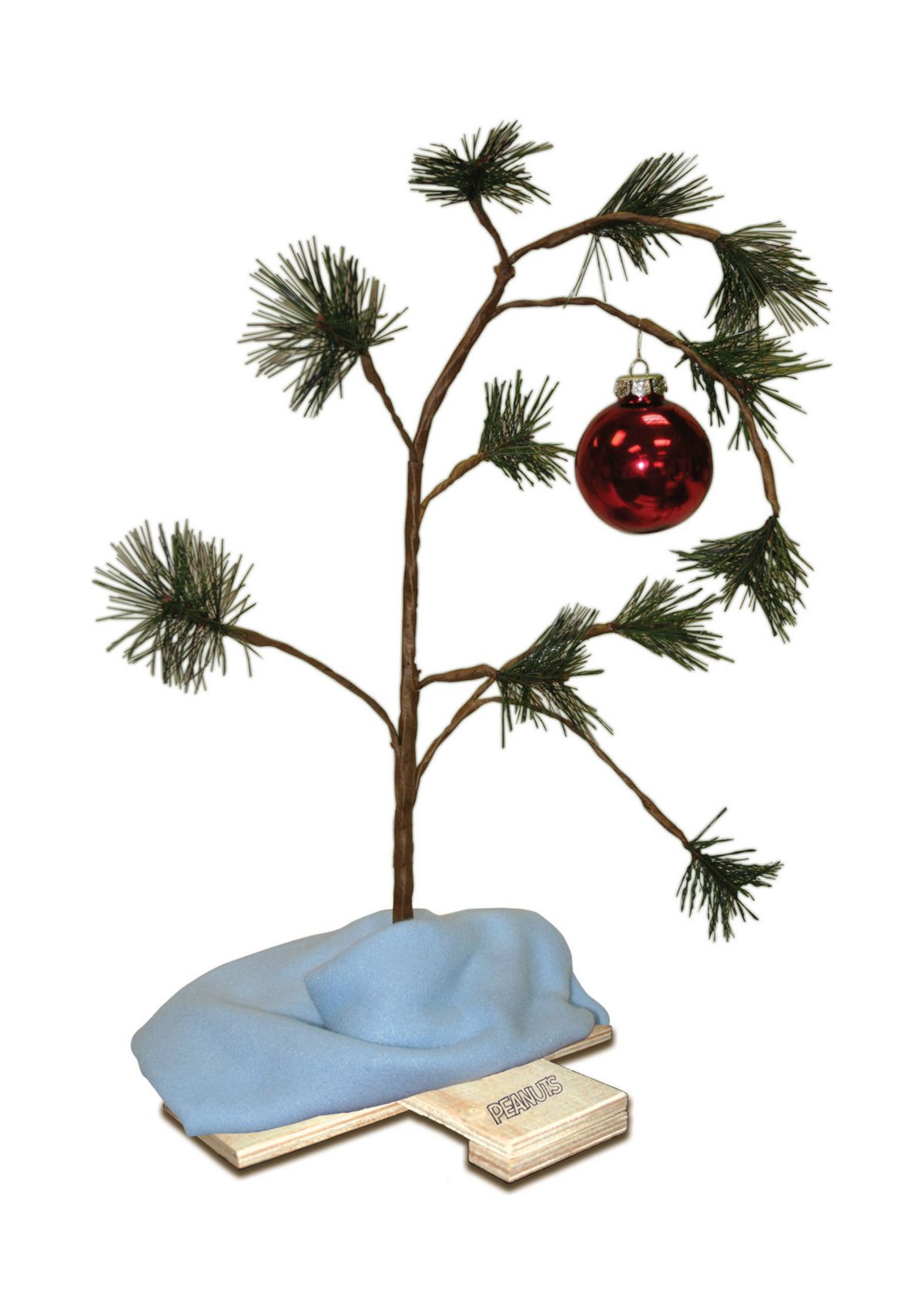 24Inch Peanuts The Original Charlie Brown Christmas Tree - Unlit