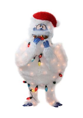 32Inch Lighted Bumble with String Lights Outdoor Christmas Yard Decoration