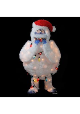 32Inch Lighted Bumble with String Lights Outdoor Christmas Yard Decoration