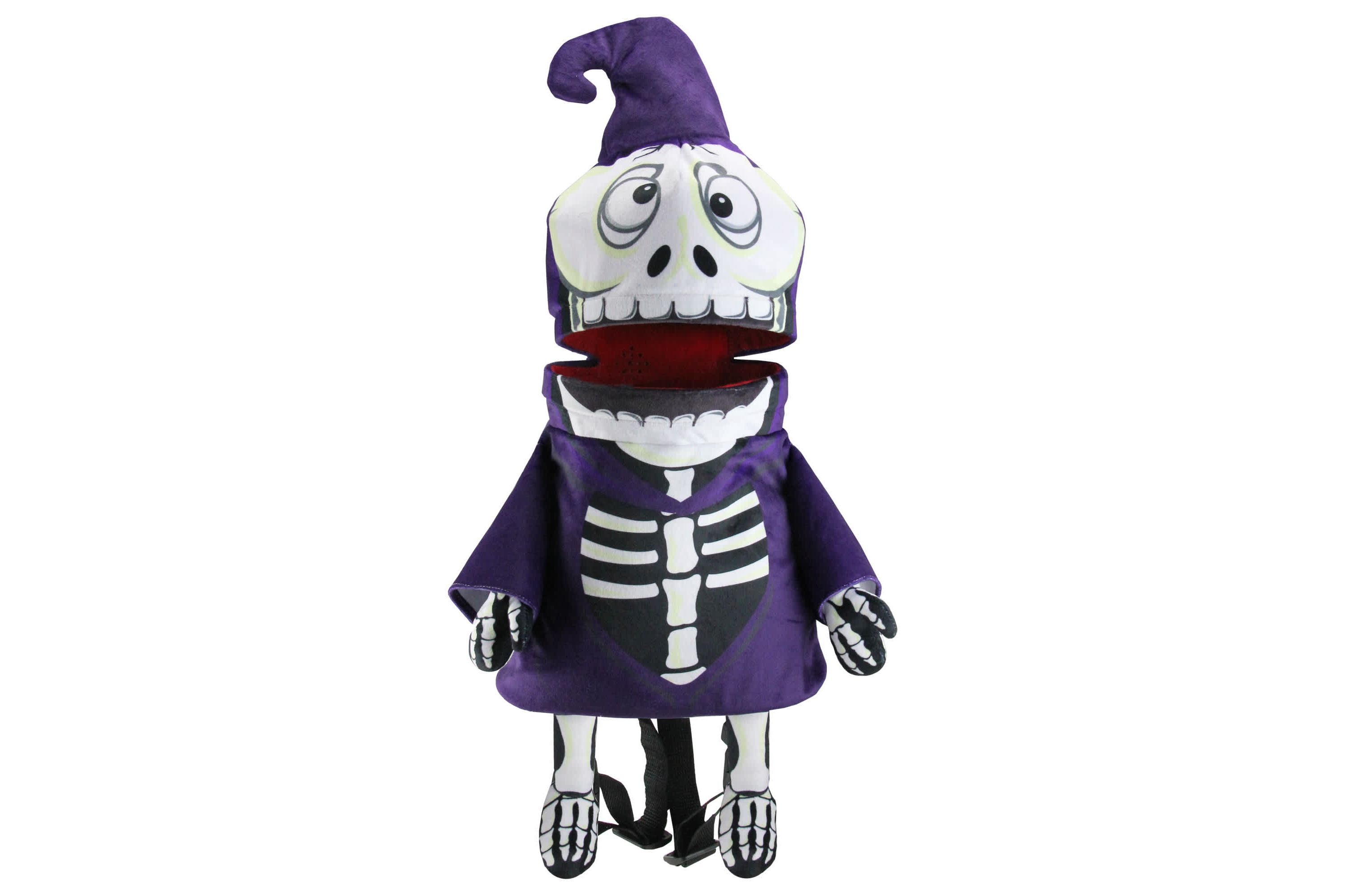 24" Skeleton Halloween Trick or Treat Goodie Bag Costume Accessory - One Size