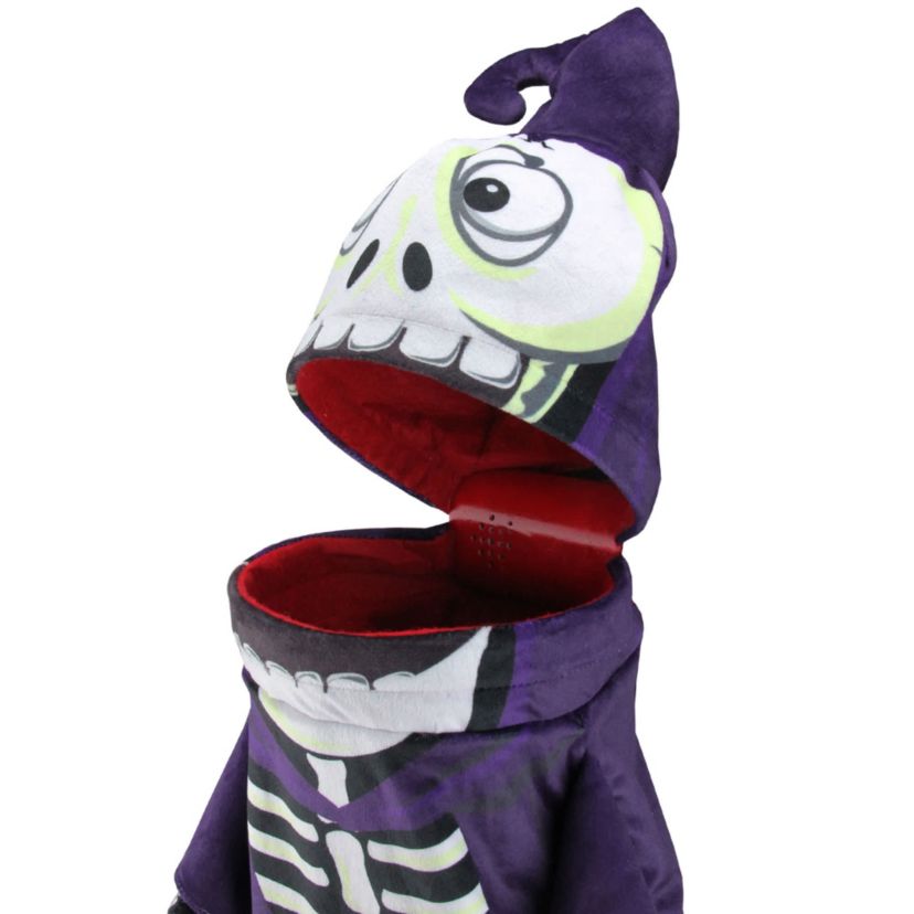 24" Skeleton Halloween Trick or Treat Goodie Bag Costume Accessory - One Size
