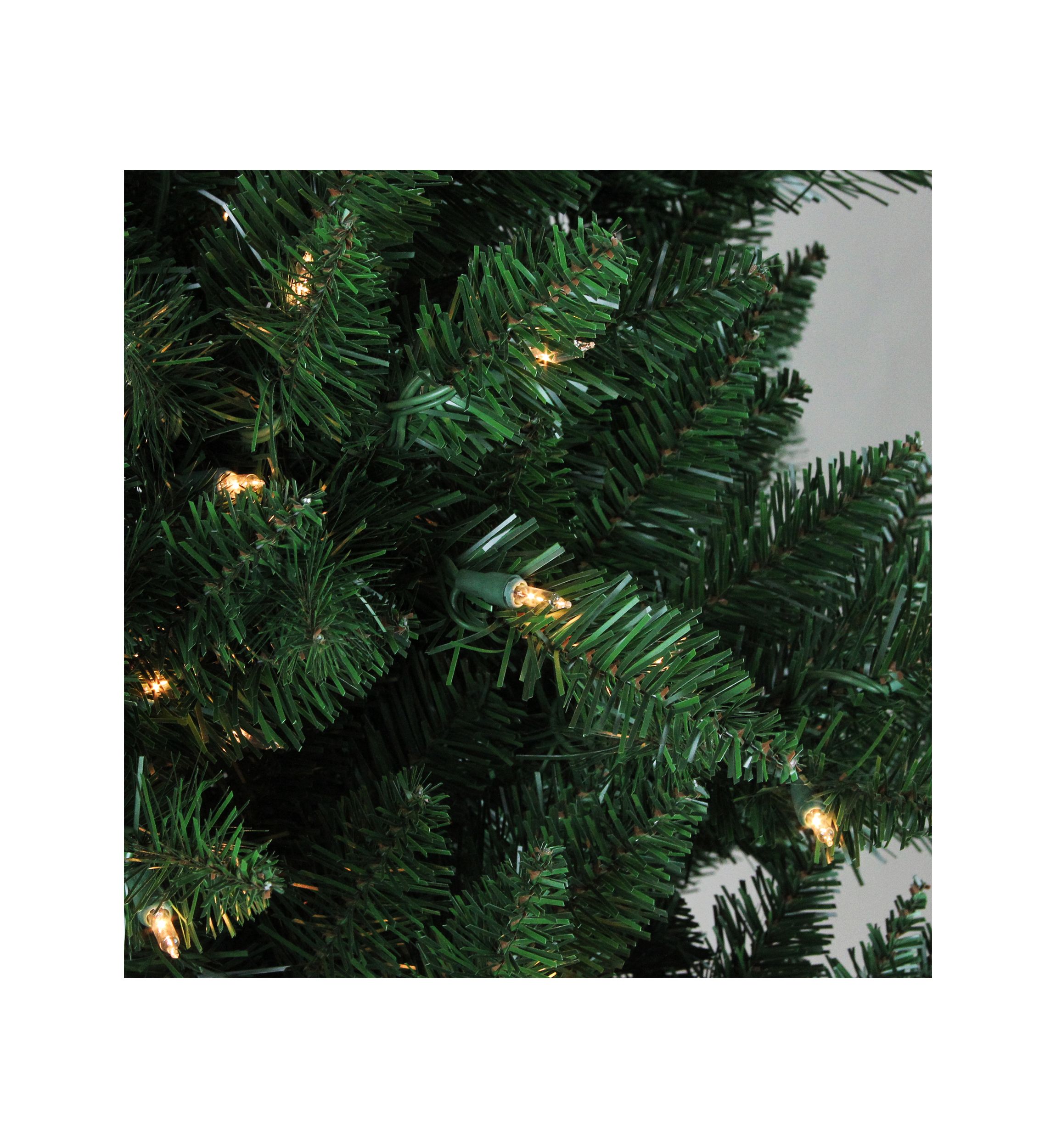 6.5 Pre-Lit Medium Montana Pine Artificial Christmas Tree - Clear Lights