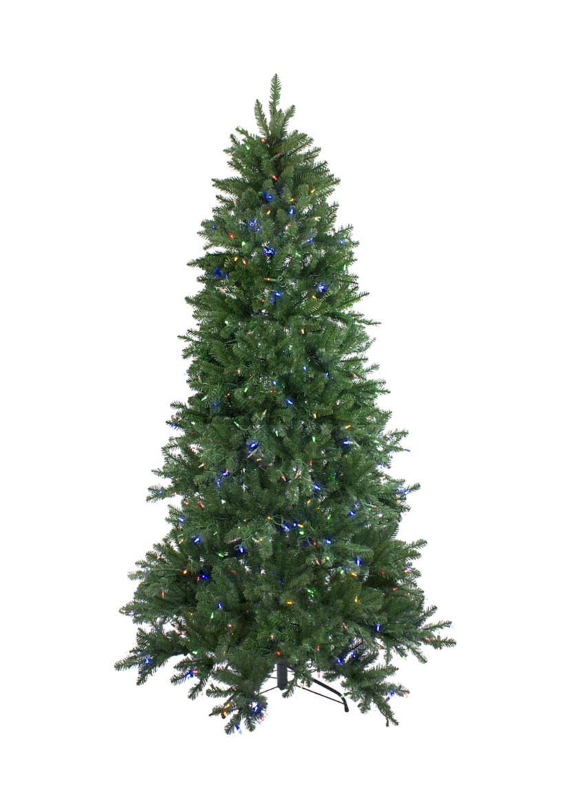12 Pre-Lit Instant Connect LED Neola Fraser Fir Artificial Christmas Tree - Multicolor Lights