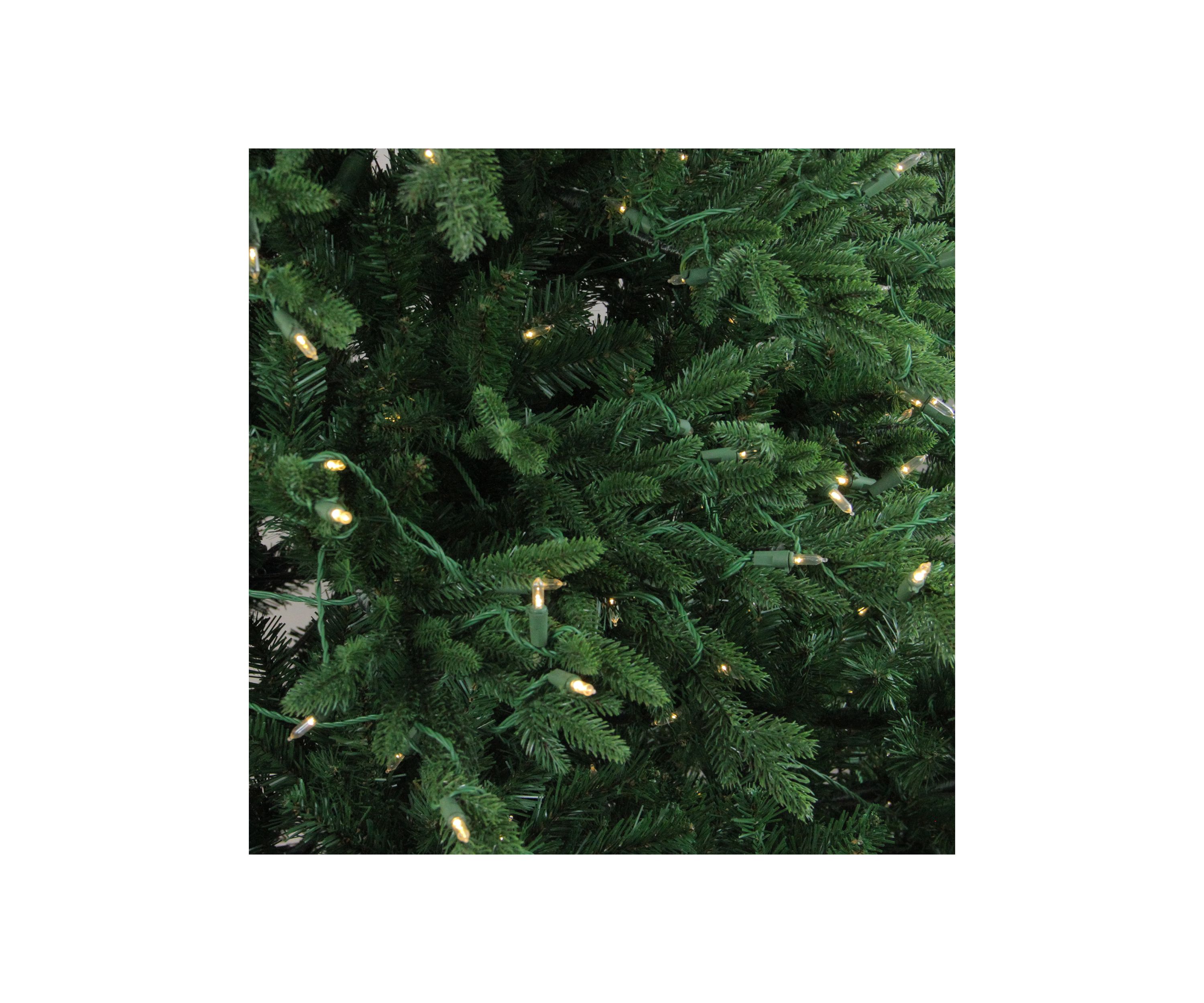 9 Pre-Lit Full Minnesota Balsam Fir Artificial Christmas Tree - Clear LED Lights
